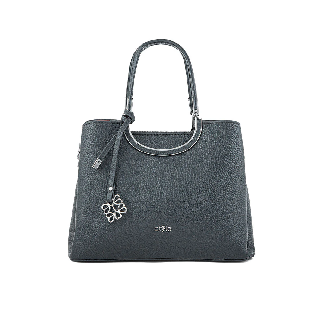 Black Formal Hand Bag P36292 - Image 2