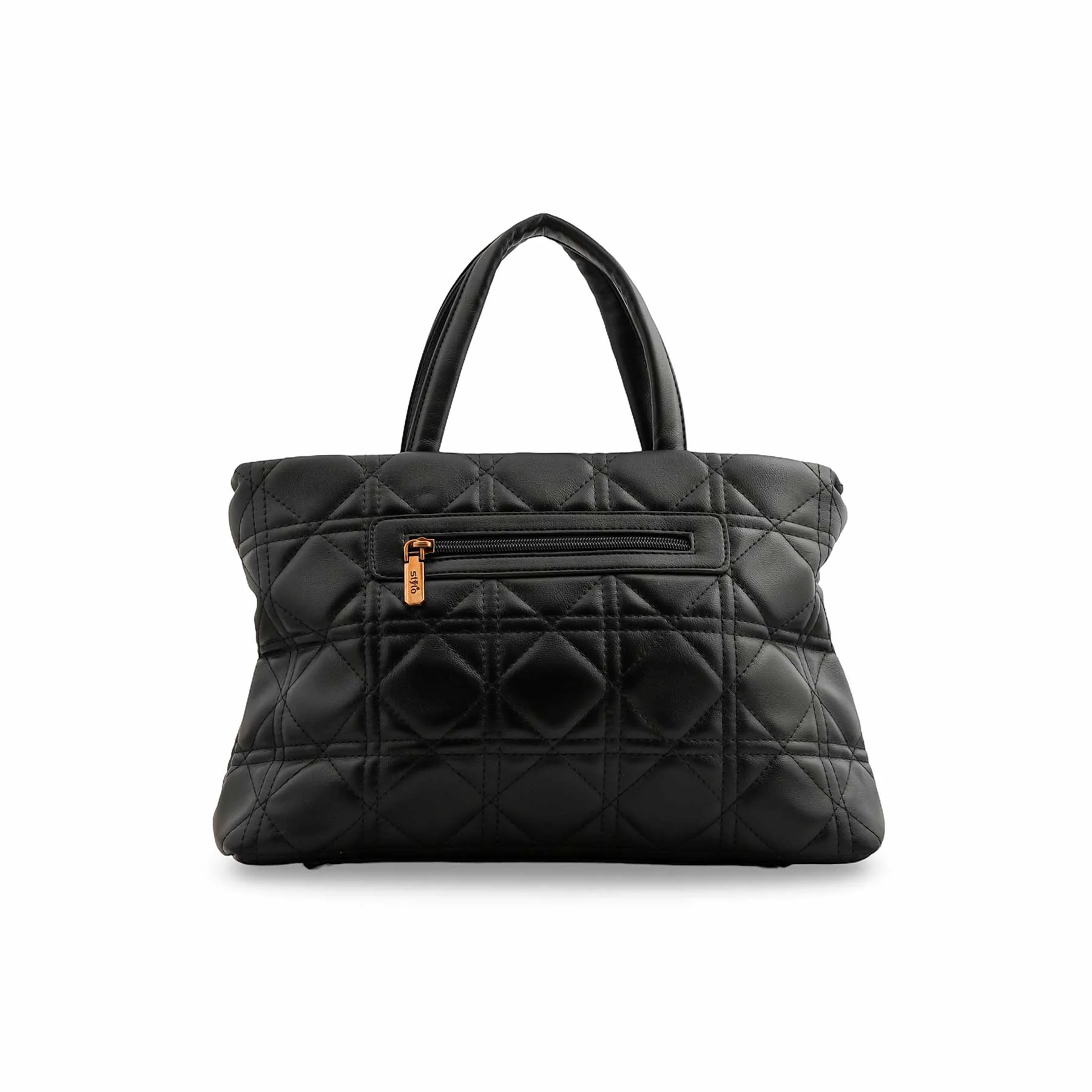 Black Formal Hand Bag P36369 - Image 4