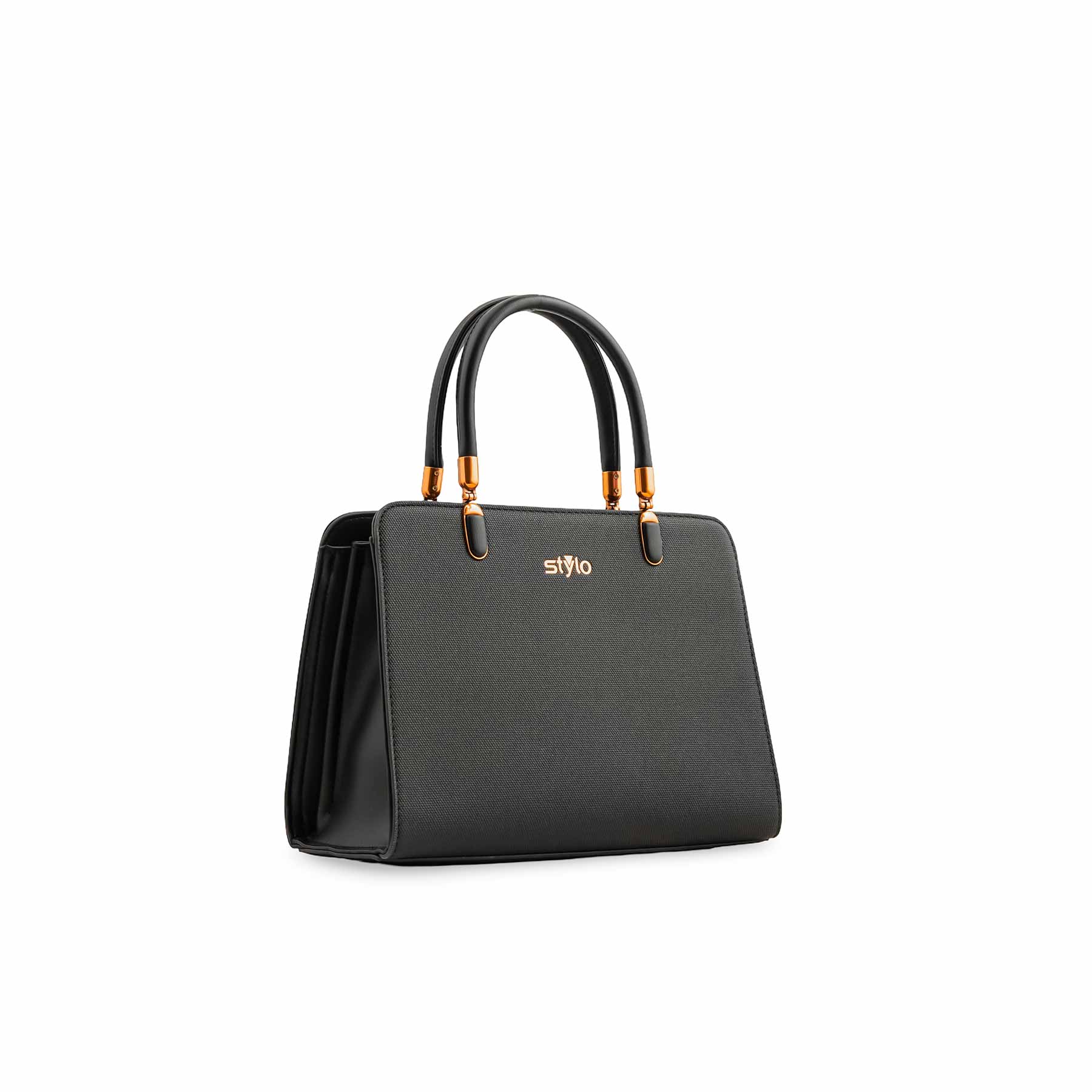 Black Formal Hand Bag P36380 - Image 2