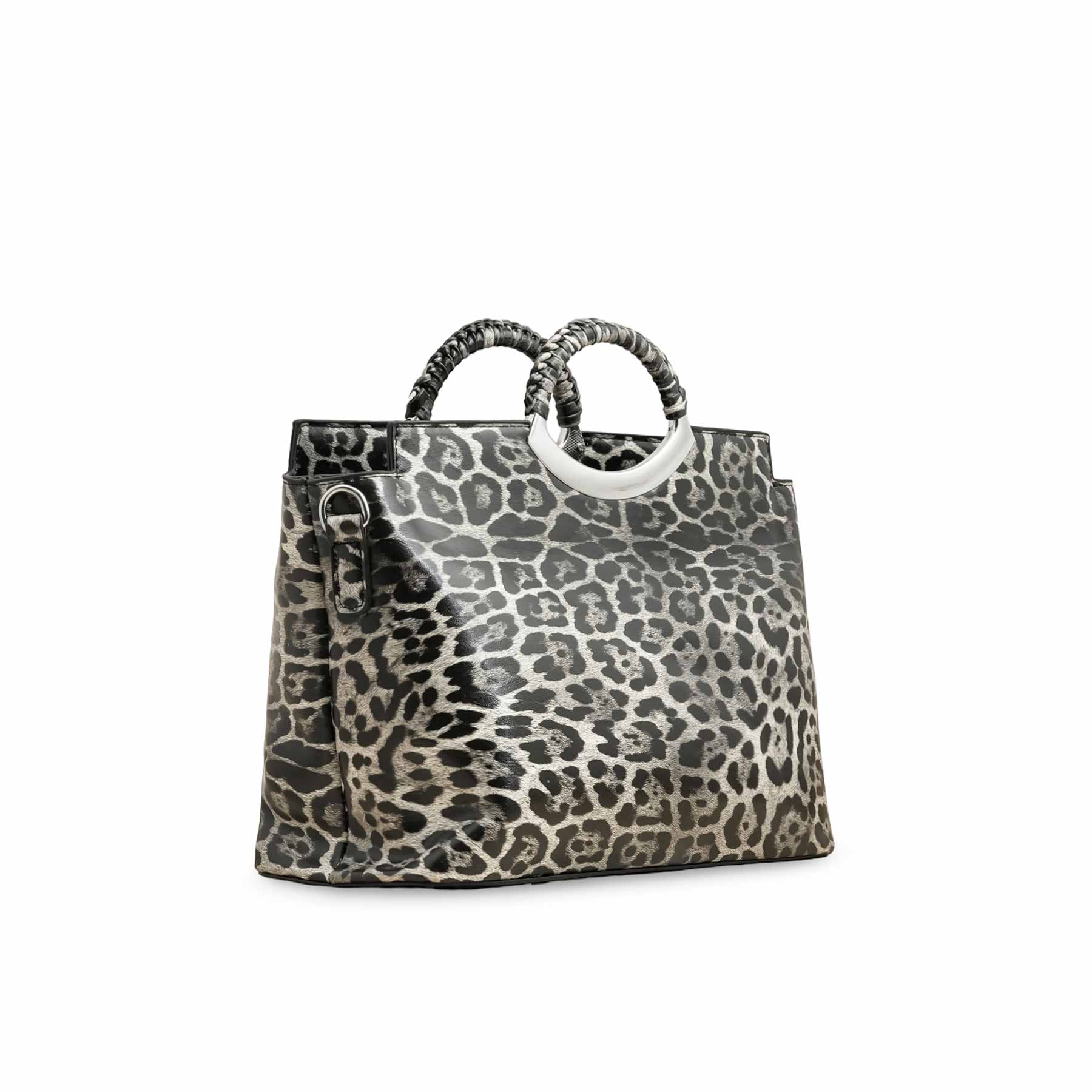 Black Formal Hand Bag P36392 - Image 2