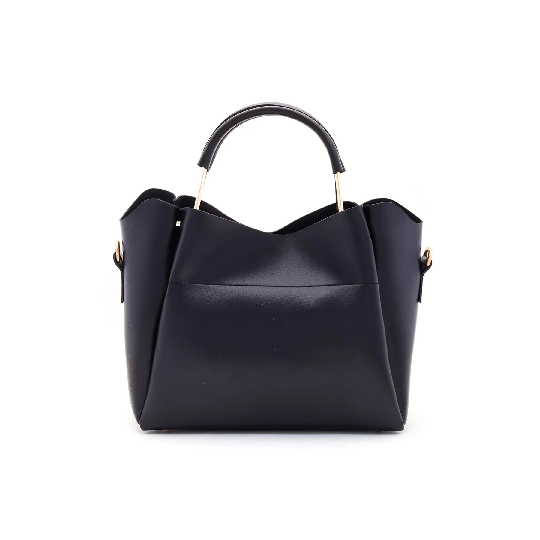 Black Formal Hand Bag P54705 - Image 2
