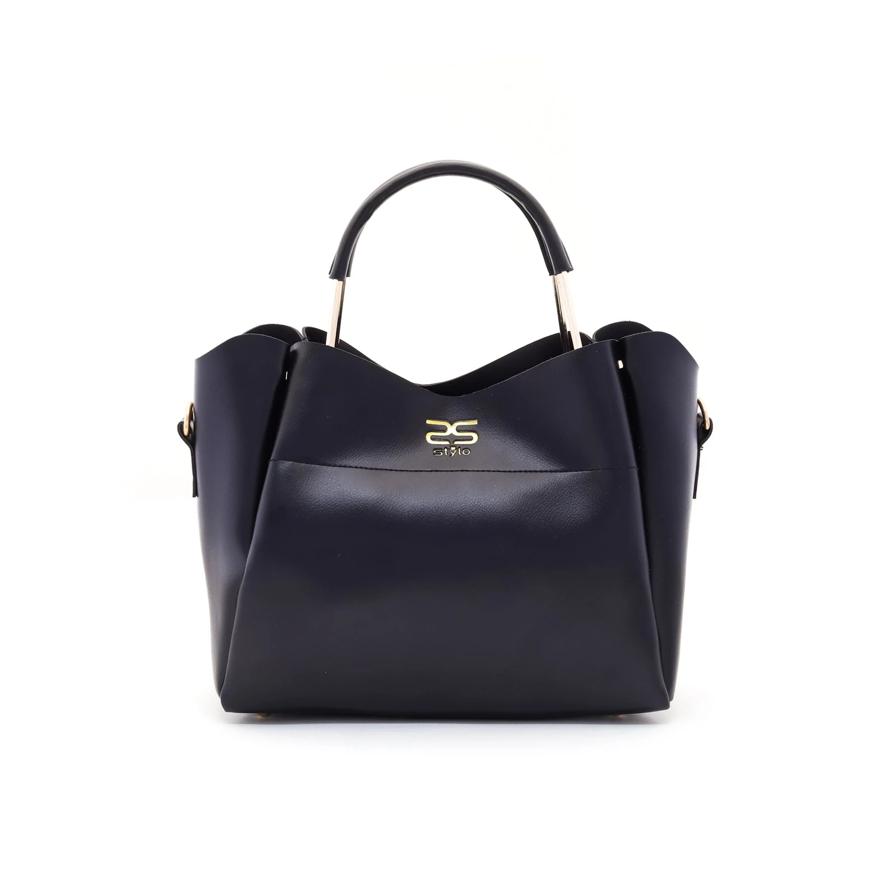 Black Formal Hand Bag P54705 - Image 3