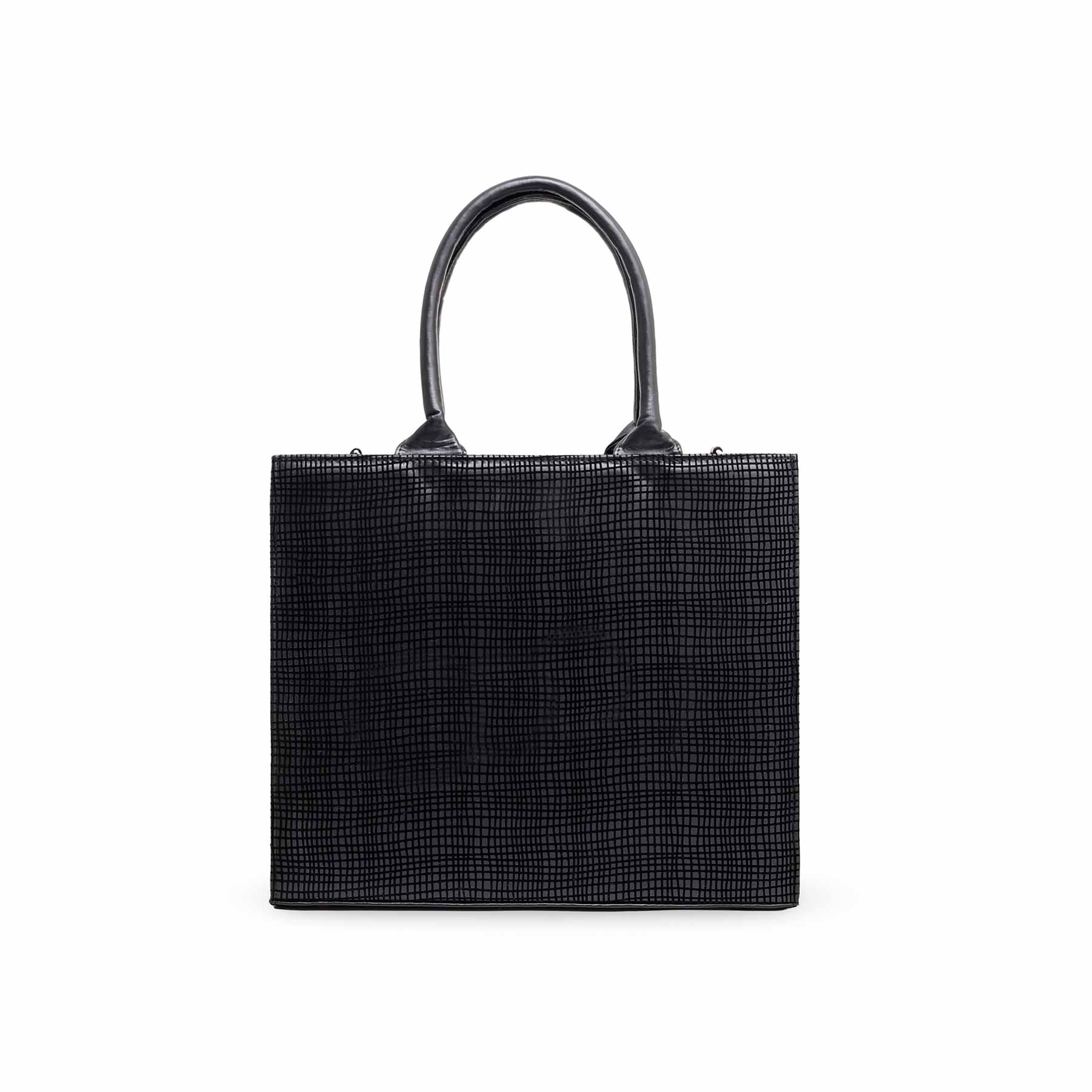 Black Formal Hand Bag P55574 - Image 3
