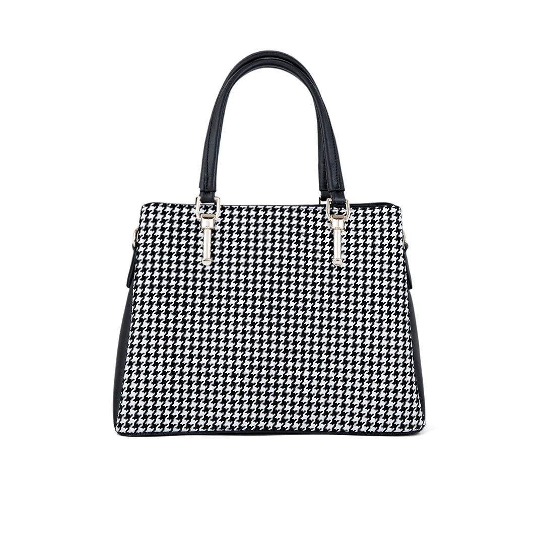 Black Formal Hand Bag P55651 - Image 3