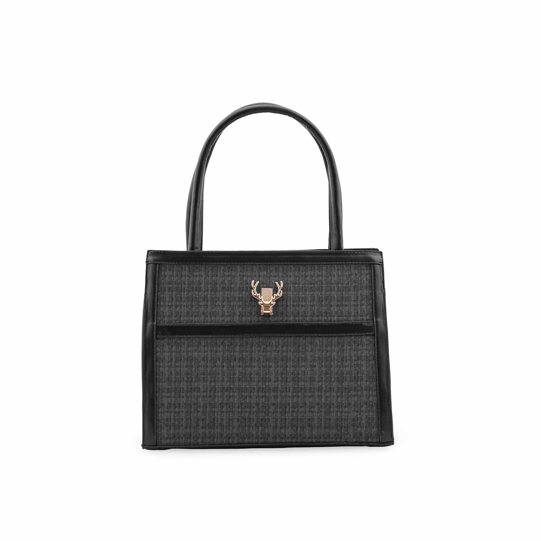Black Formal Hand Bag P55875 - Image 2