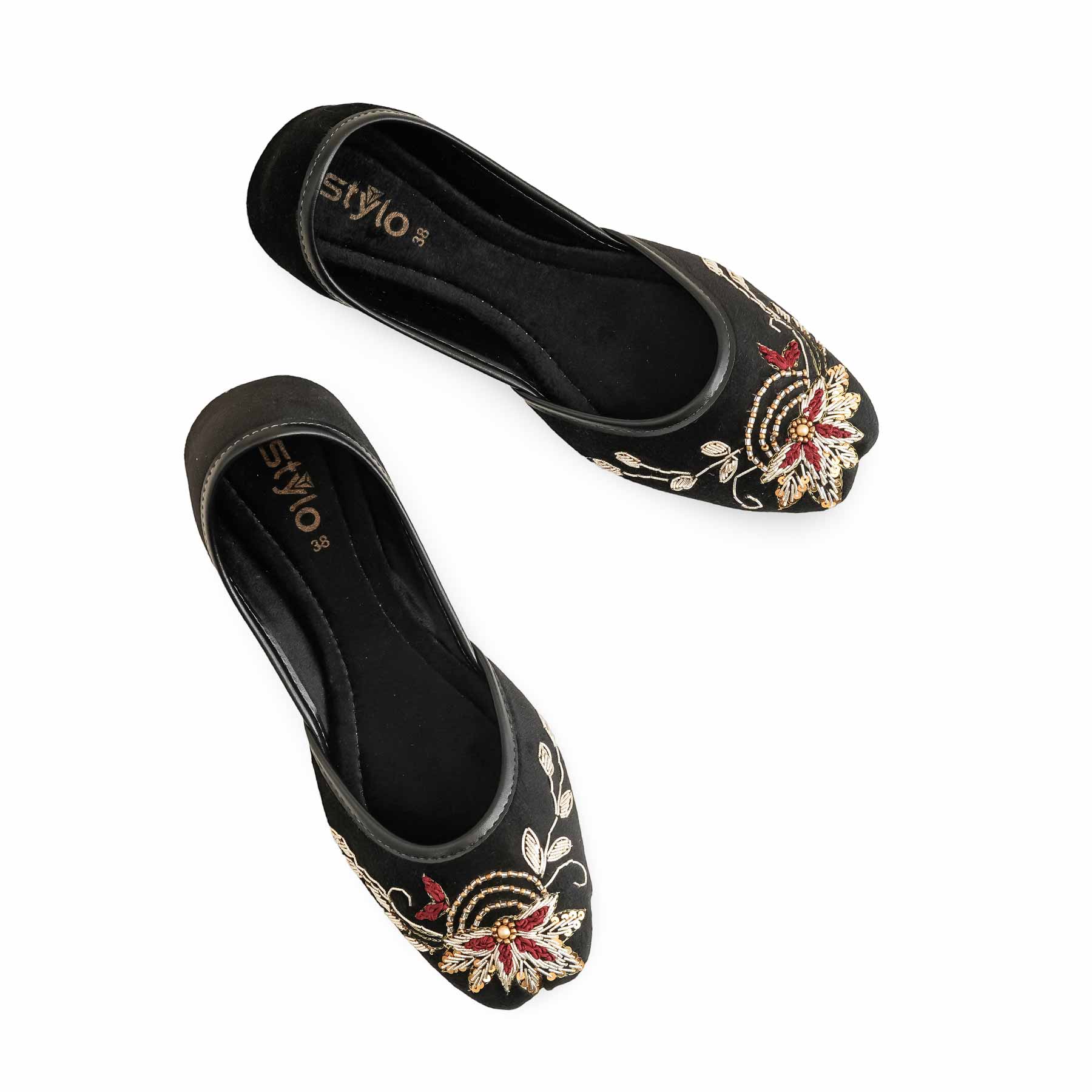 Black Formal Khussa EC8546 - Image 5