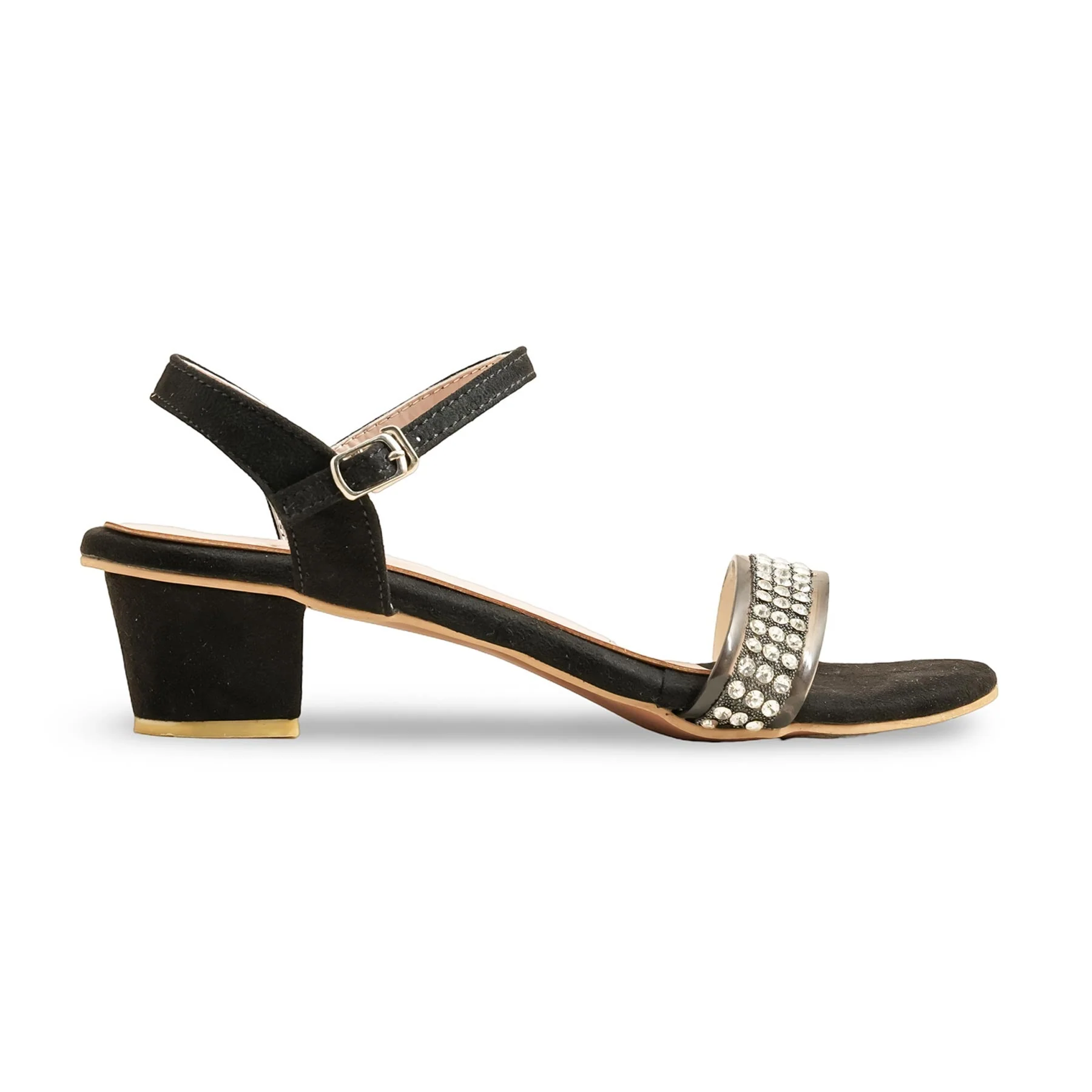 Black Formal Ladies Sandal FR5469 - Image 2