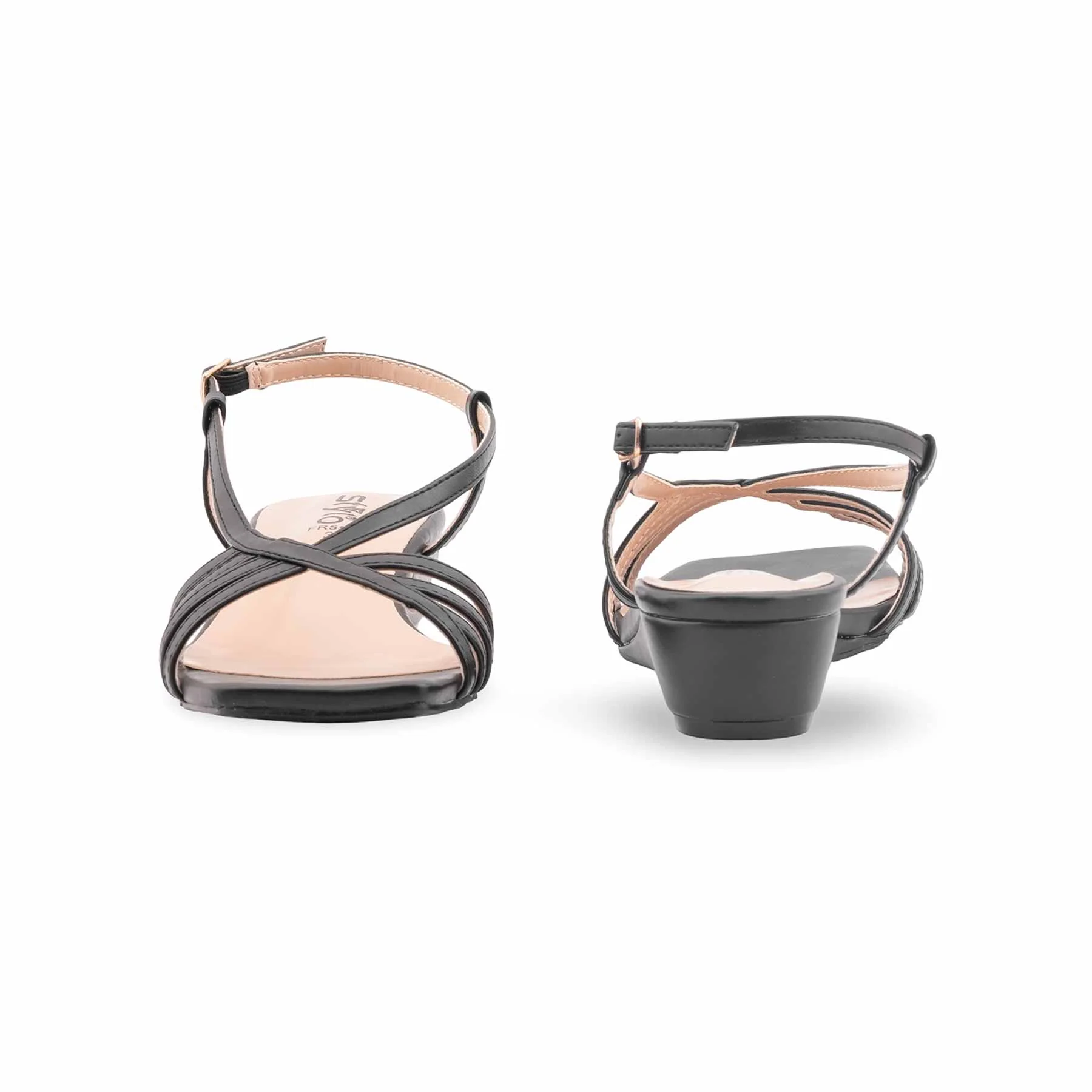 Black Formal Sandal For Ladies FR5528 - Image 4