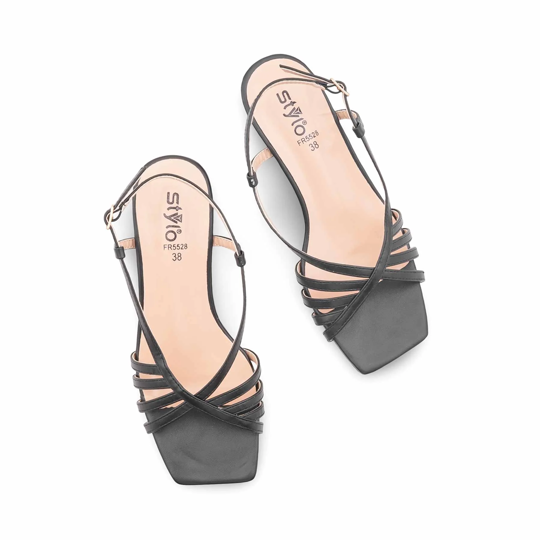 Black Formal Sandal For Ladies FR5528 - Image 5