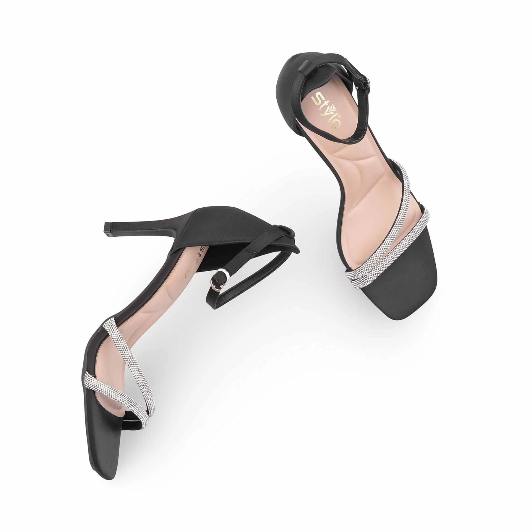 Black Formal Sandal For Ladies FR5532 - Image 5