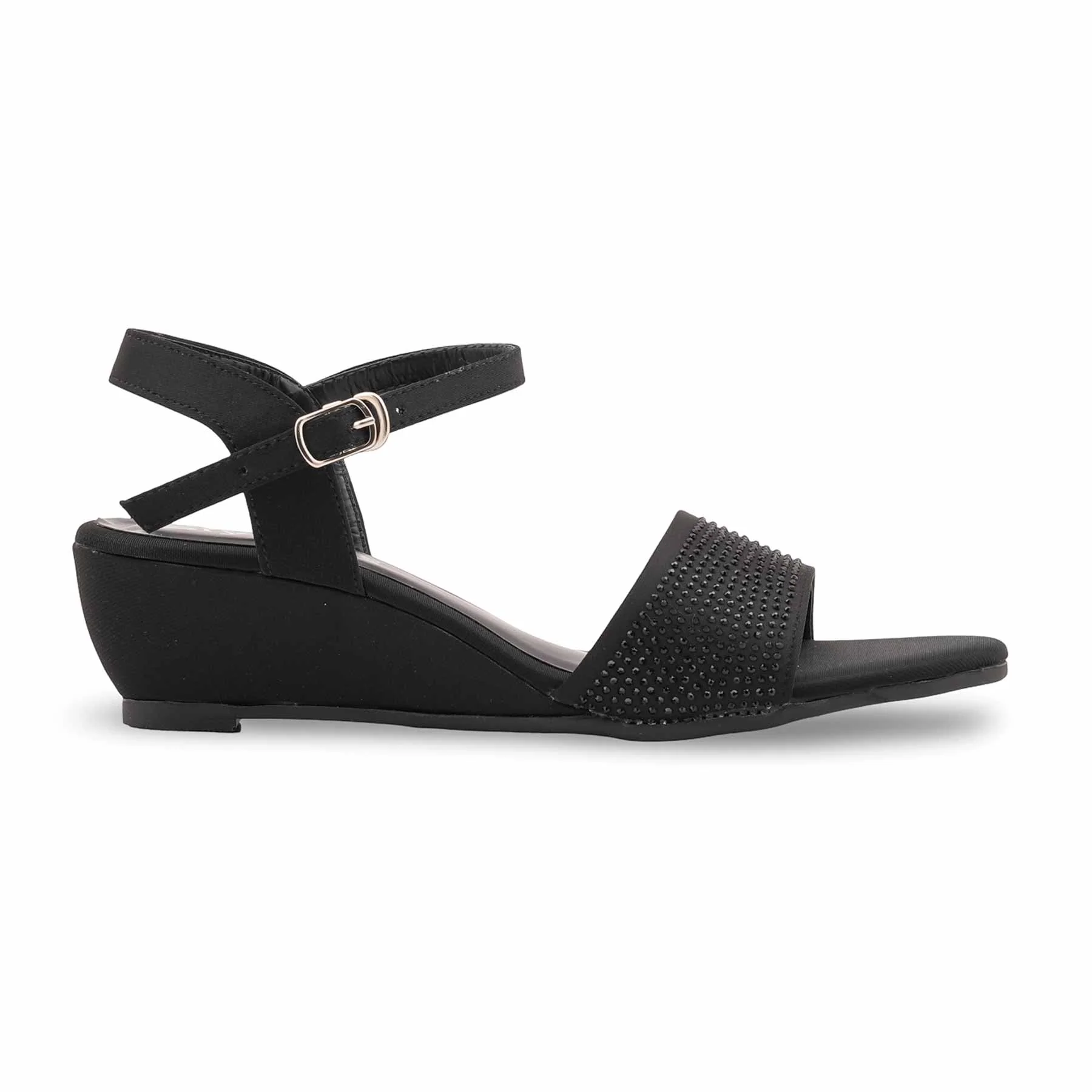 Black Formal Sandal For Ladies FR5535 - Image 2