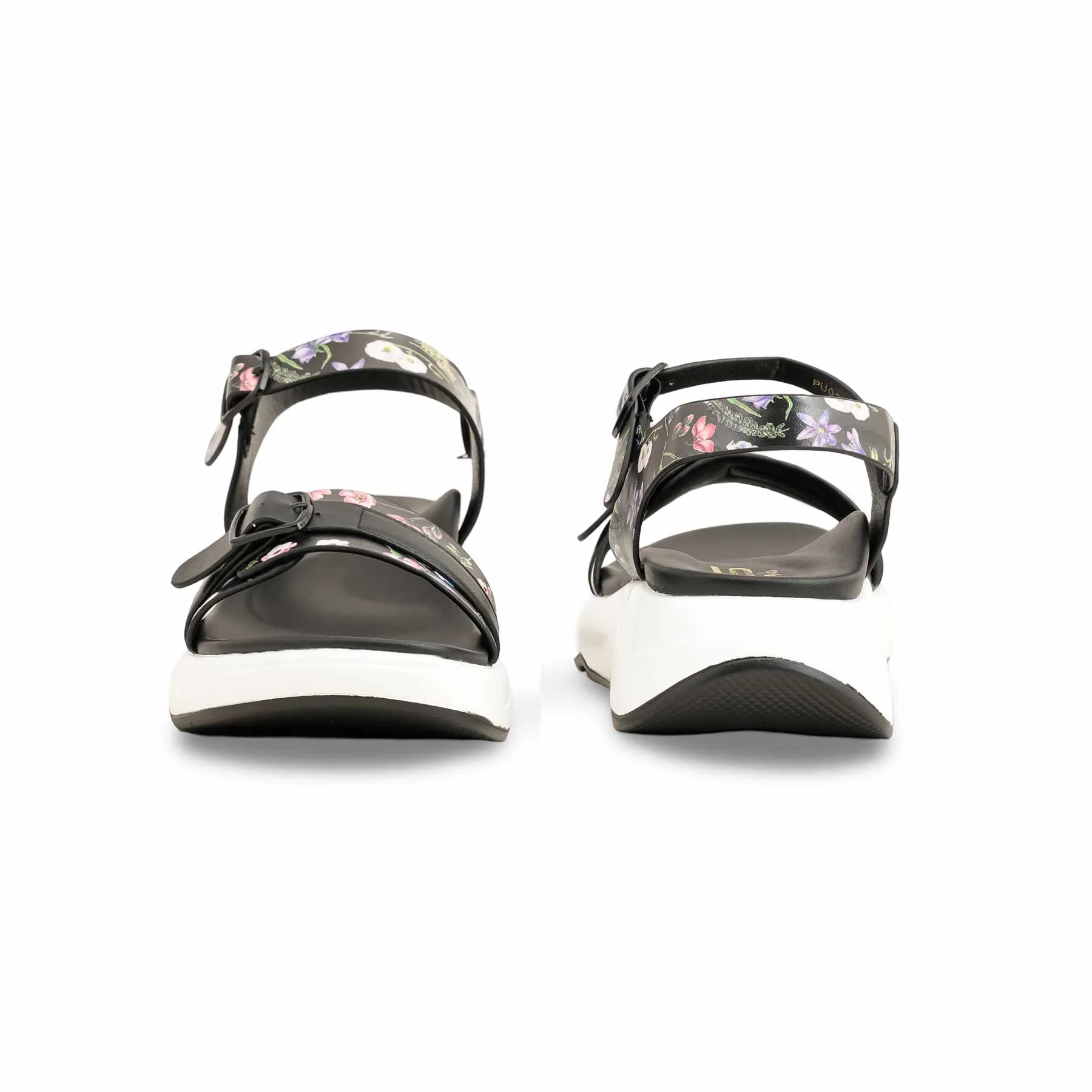 Black Formal Sandal For Ladies PU0376 - Image 4