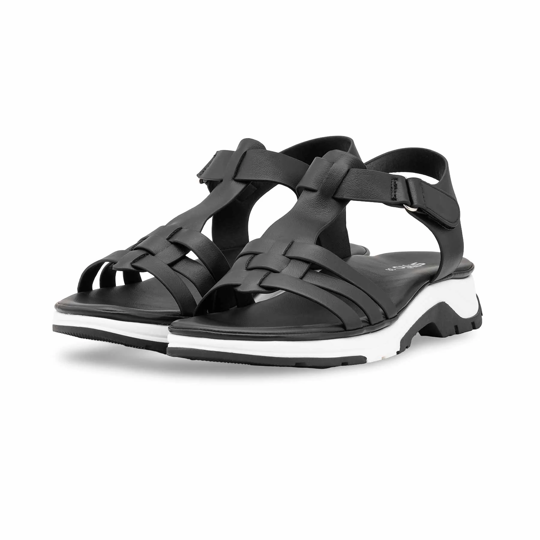 Black Formal Sandal For Ladies PU0709 - Image 3