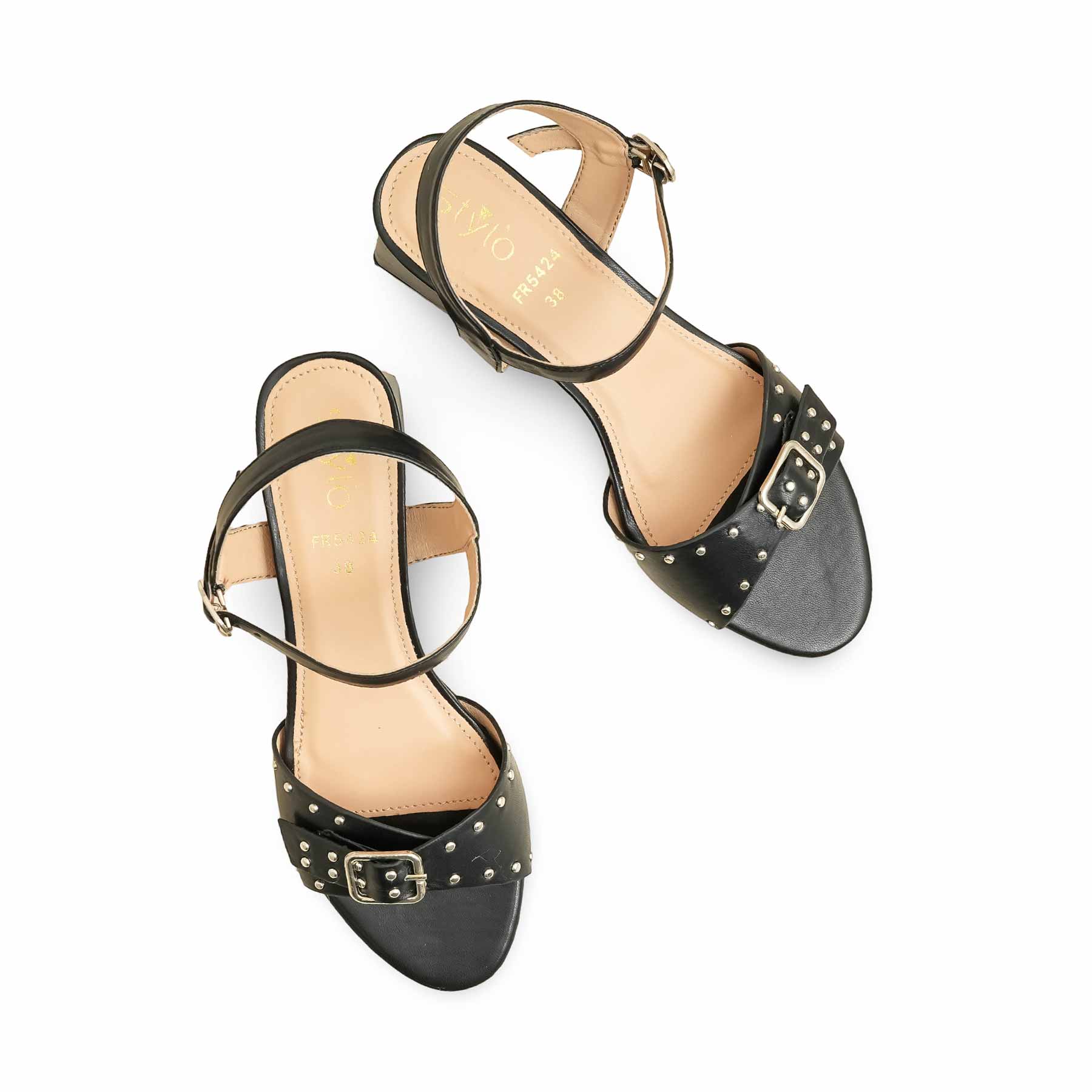 Black Formal Sandal For Women FR5424 - Image 5