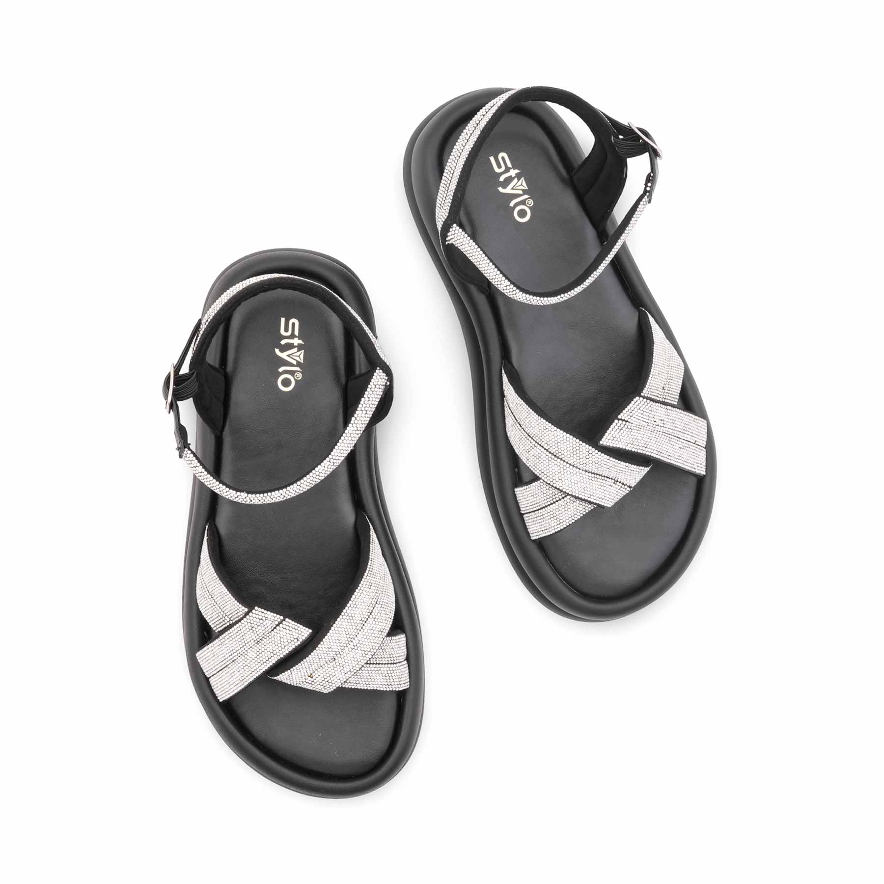 Black Formal Sandal For Women PU0744 - Image 5