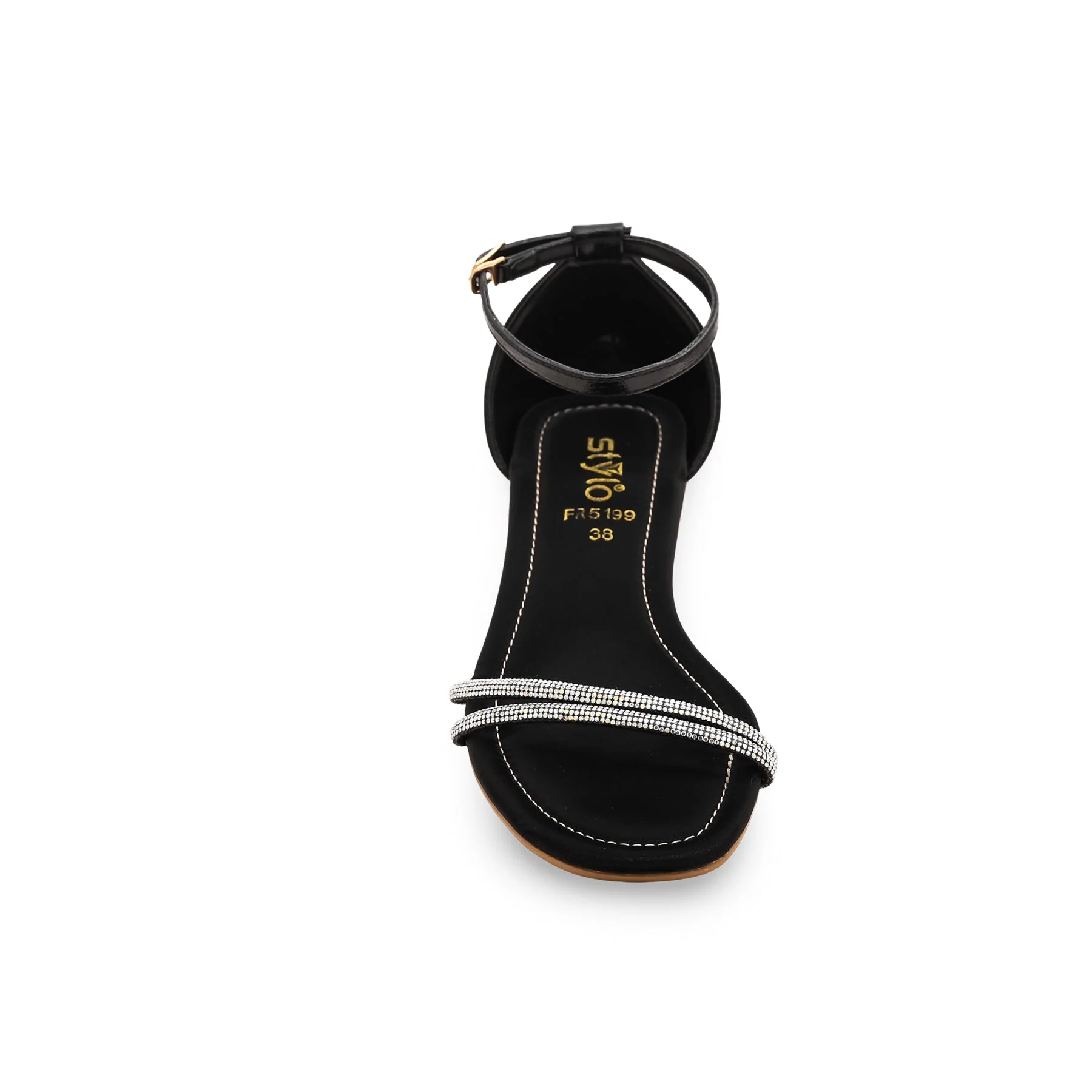 Black Formal Sandal FR5199 - Image 3