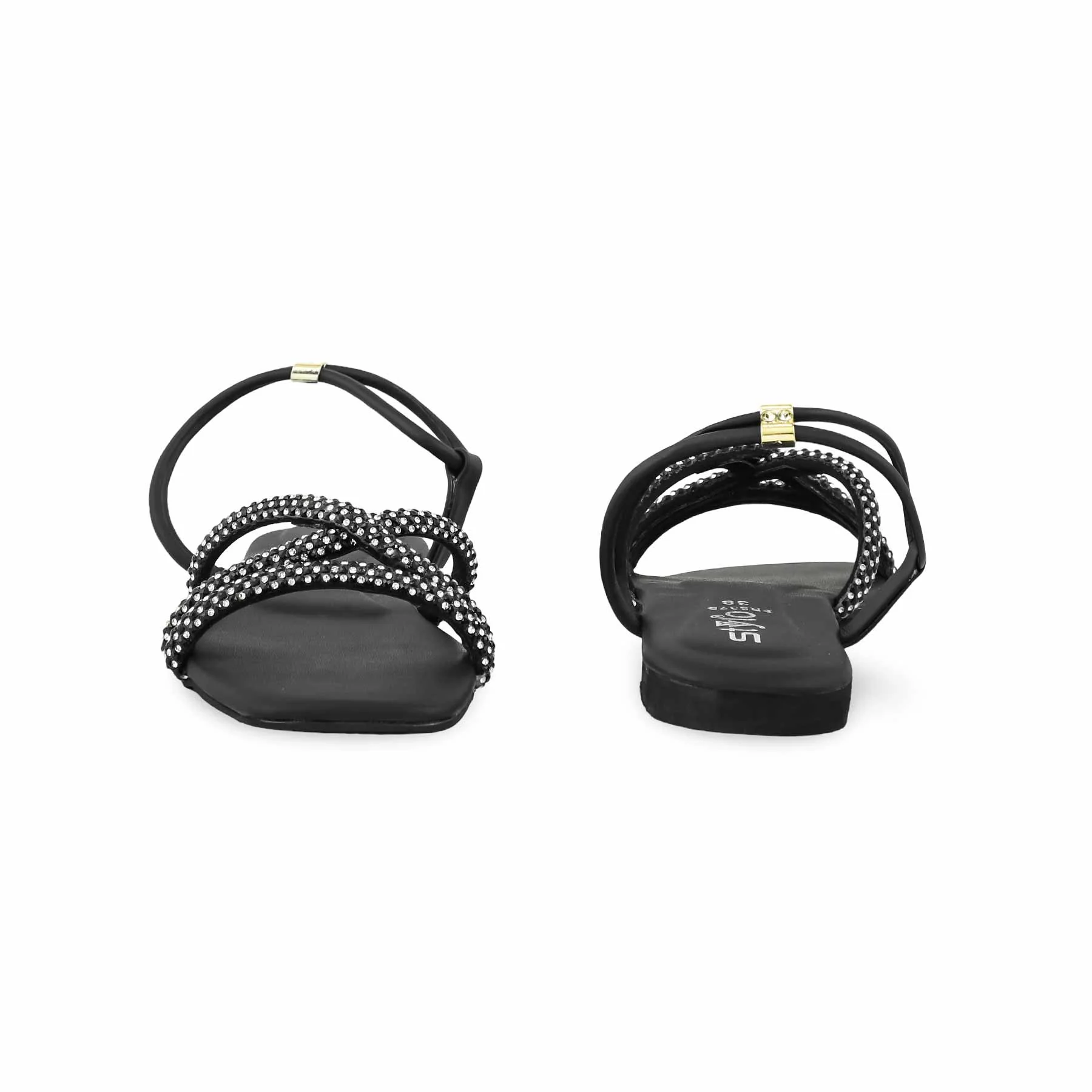 Black Formal Sandal FR5375 - Image 4