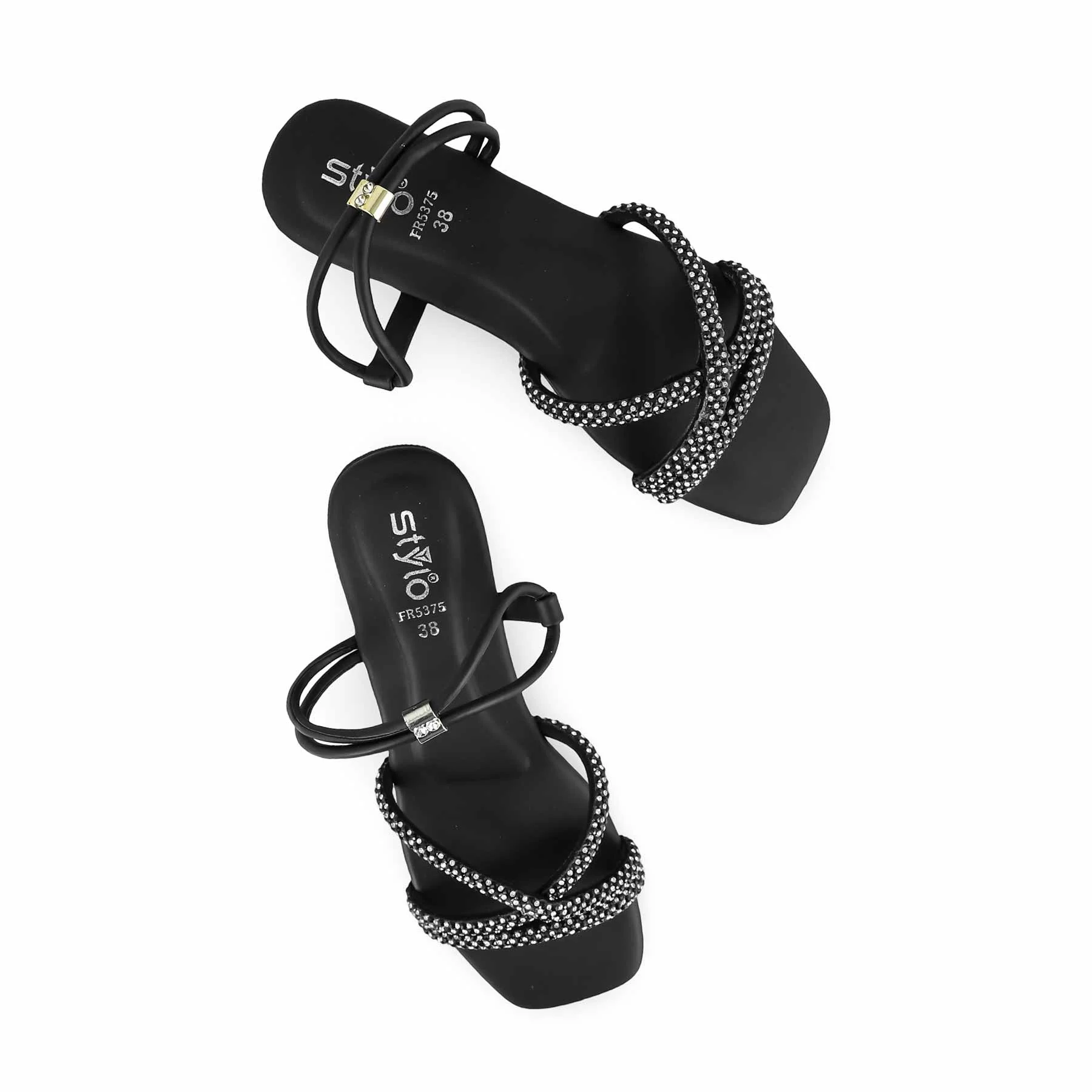 Black Formal Sandal FR5375 - Image 5