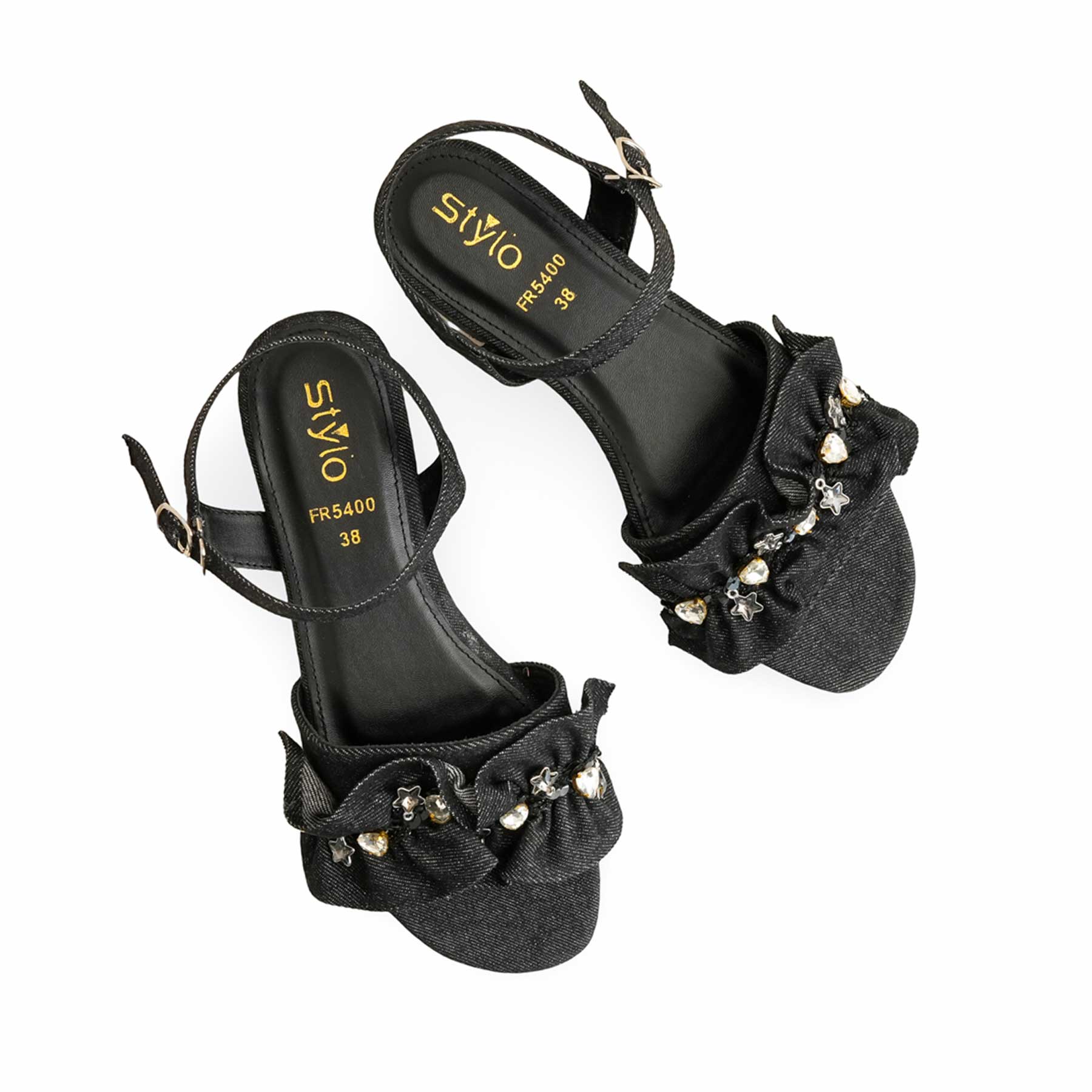 Black Formal Sandal FR5400 - Image 5