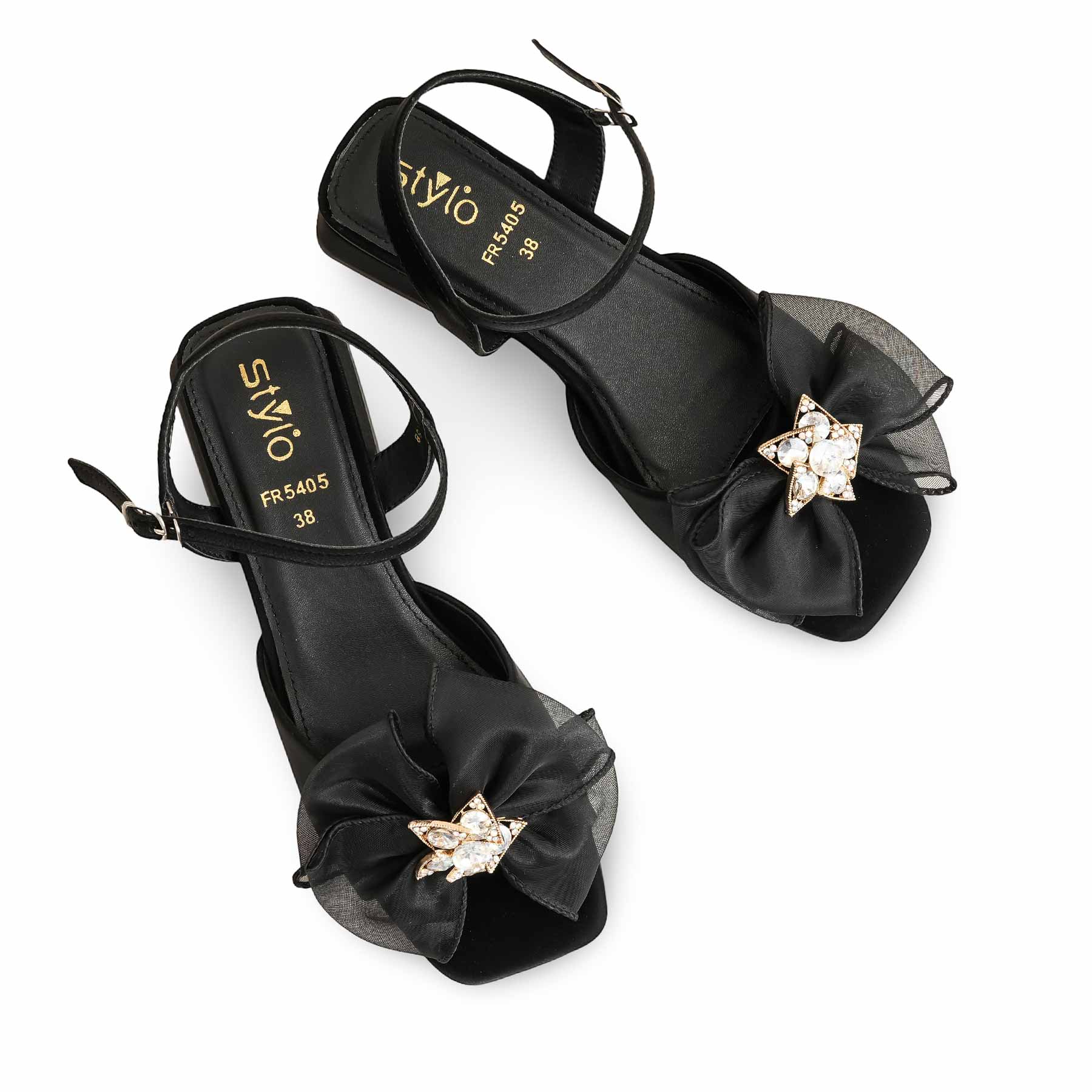 Black Formal Sandal FR5405 - Image 5