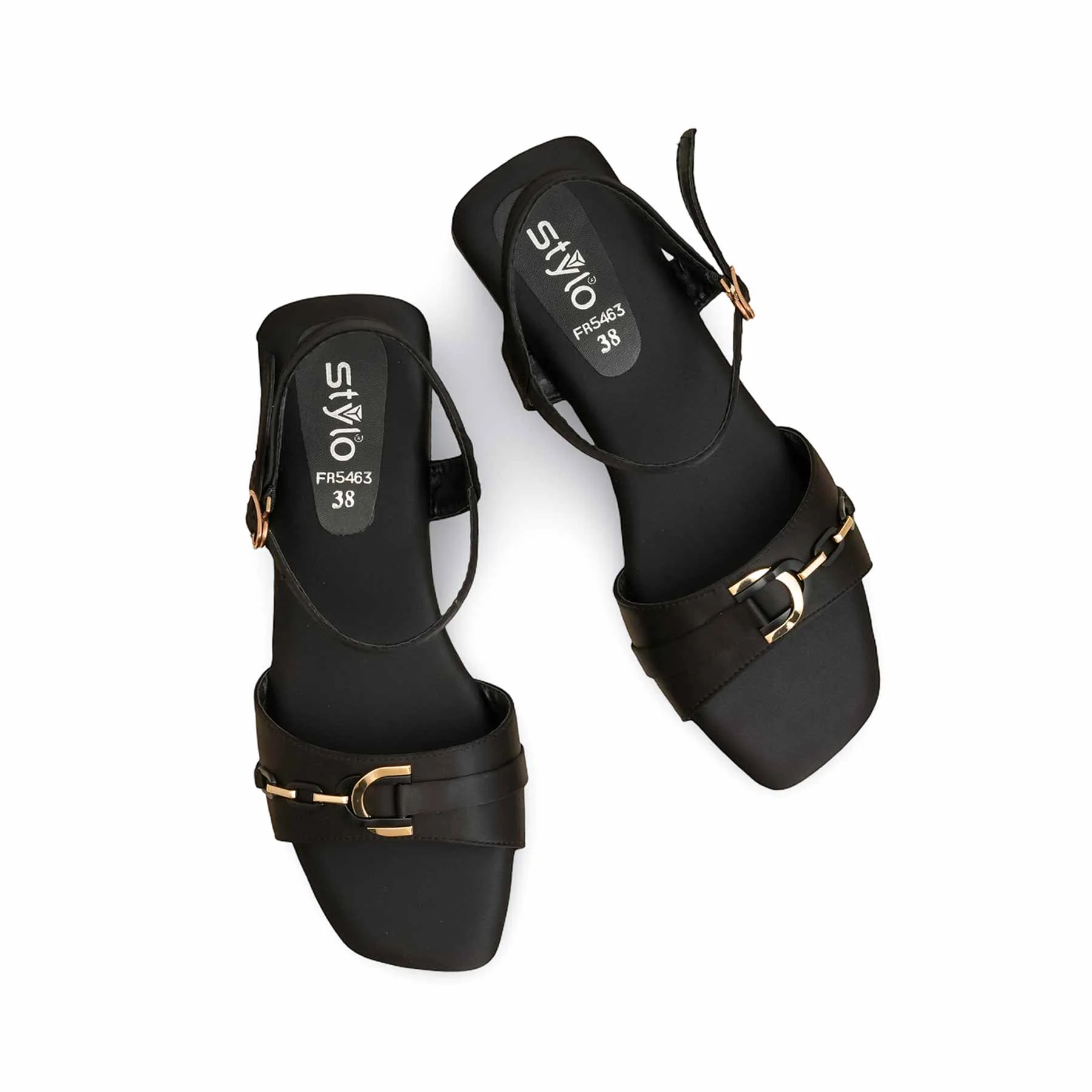 Black Formal Sandal FR5463 - Image 5
