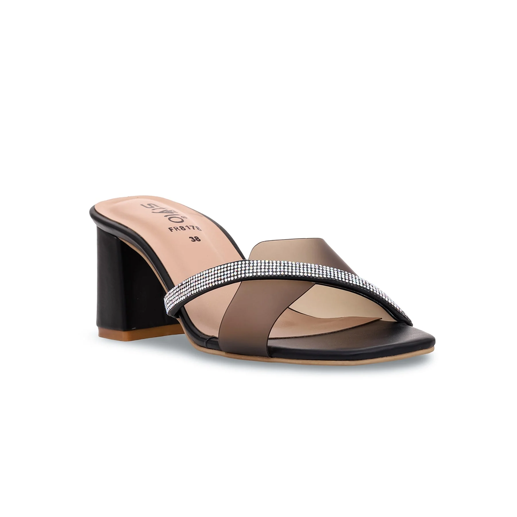 Black Formal Sandal FR8178 - Image 2