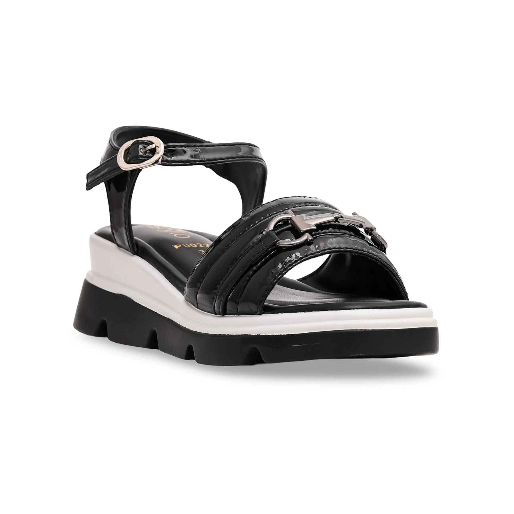 Black Formal Sandal PU0226 - Image 2