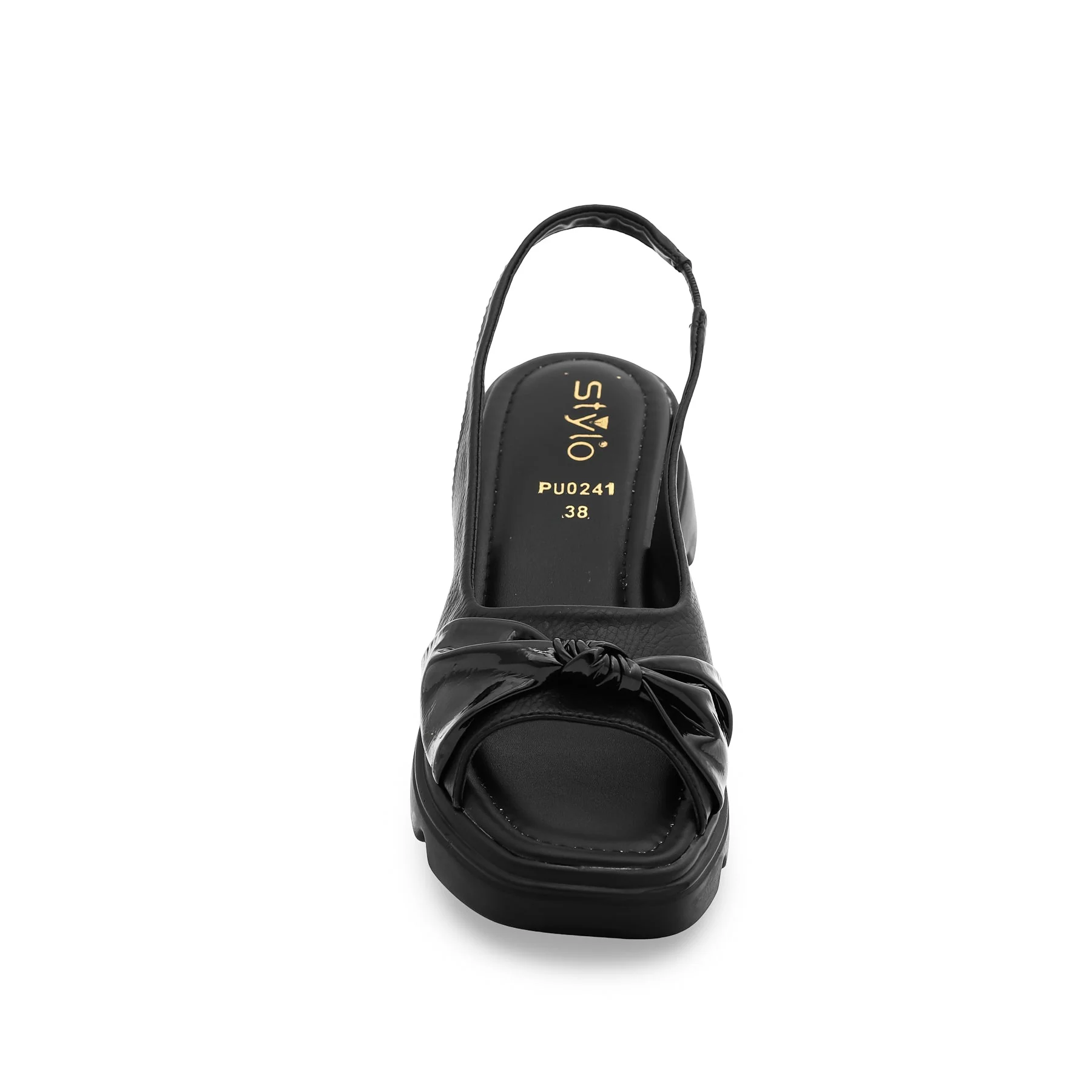 Black Formal Sandal PU0241 - Image 3