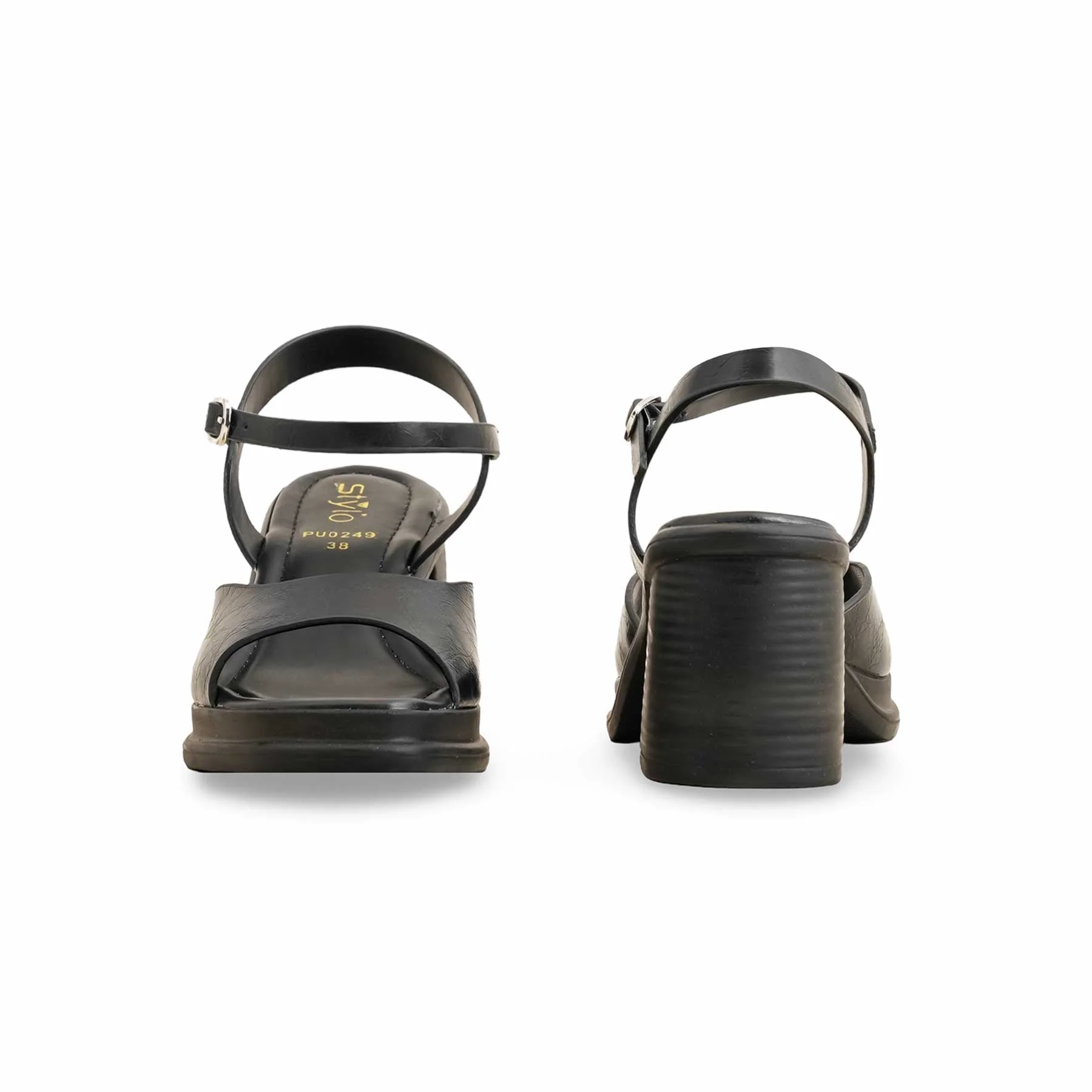 Black Formal Sandal PU0249 - Image 3