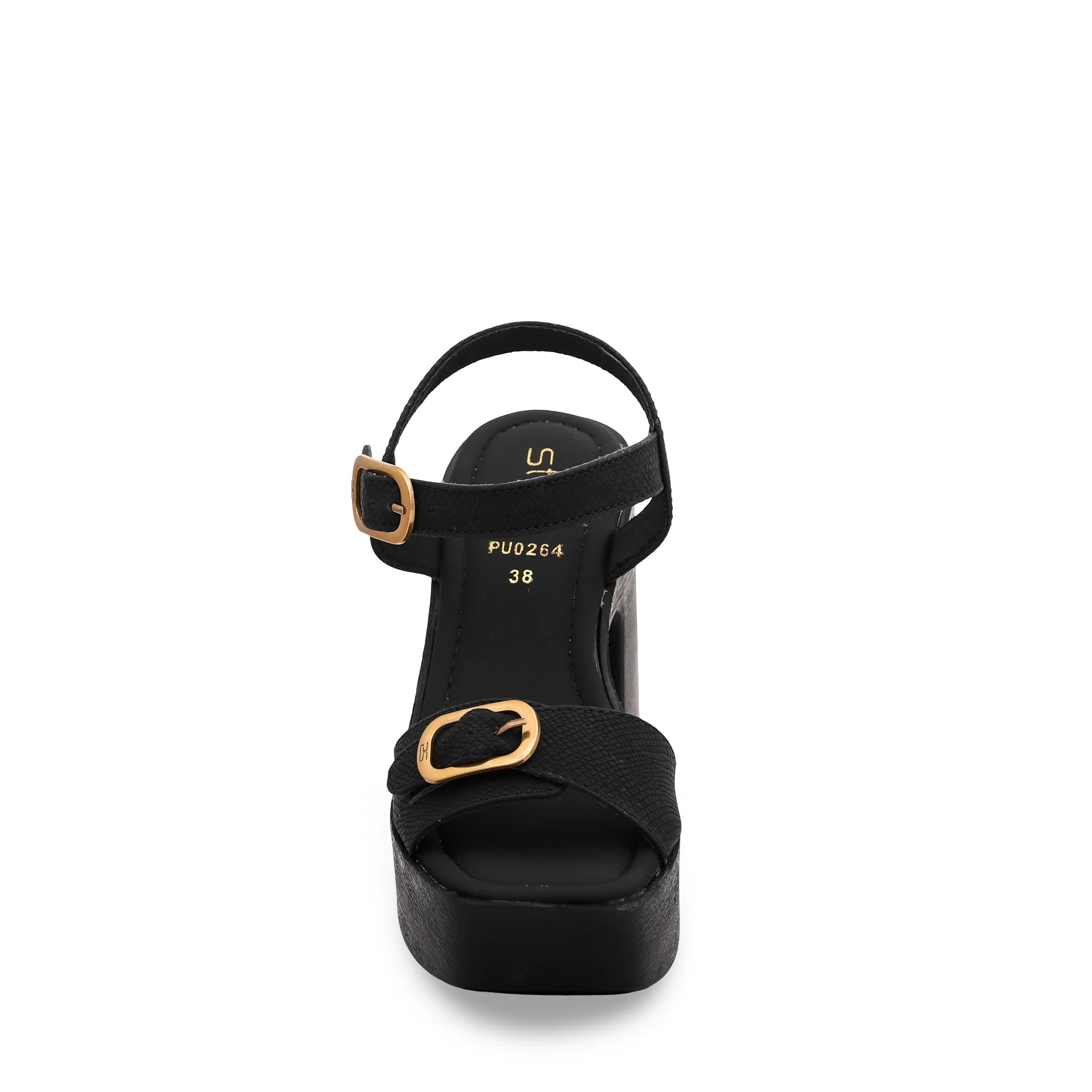 Black Formal Sandal PU0264 - Image 3