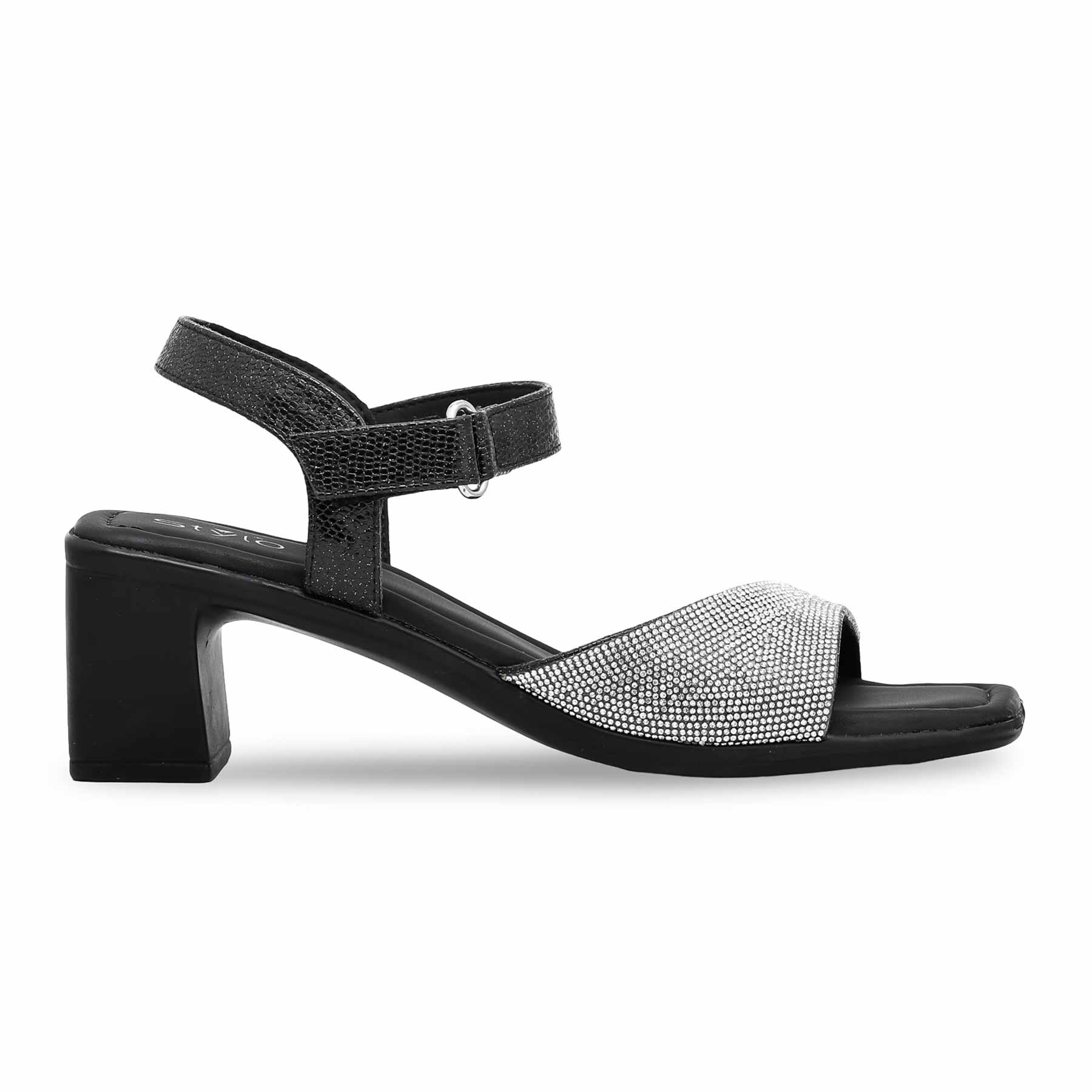 Black Formal Sandal PU0285 - Image 2