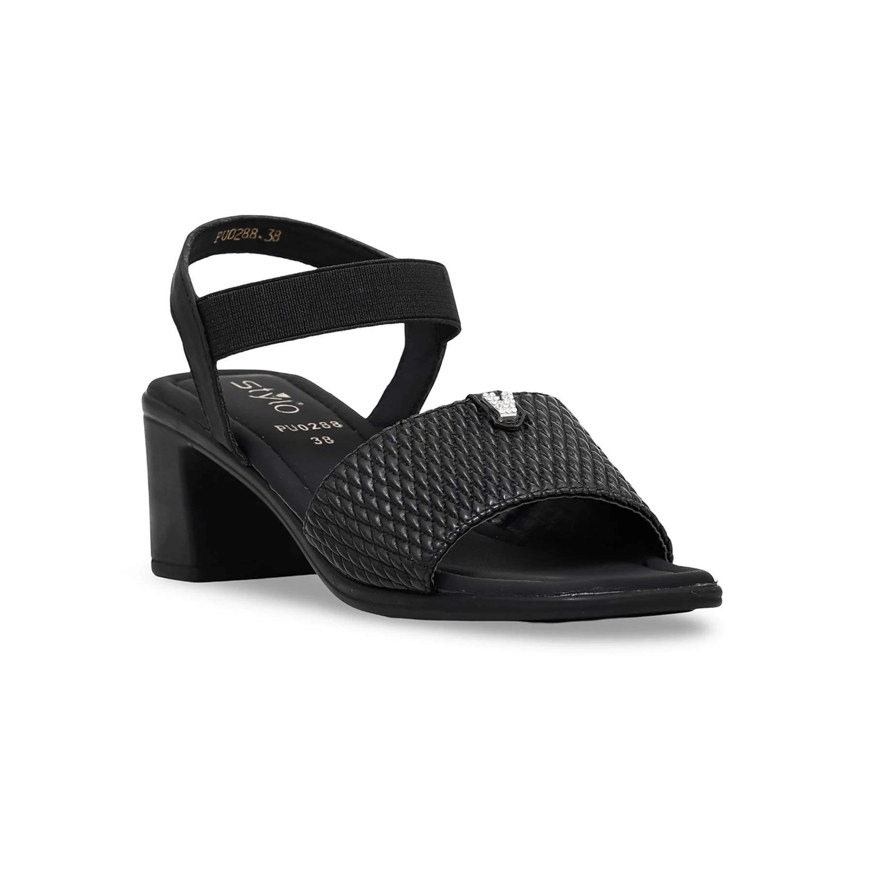 Black Formal Sandal PU0288 - Image 3