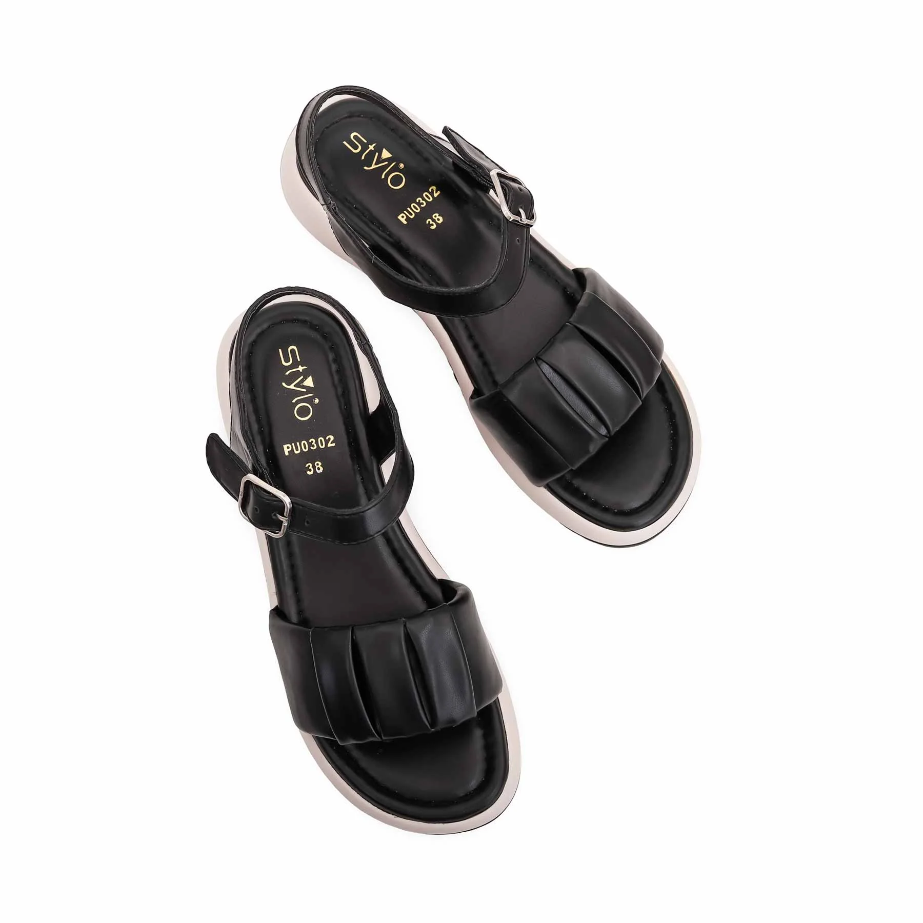 Black Formal Sandal PU0302 - Image 4