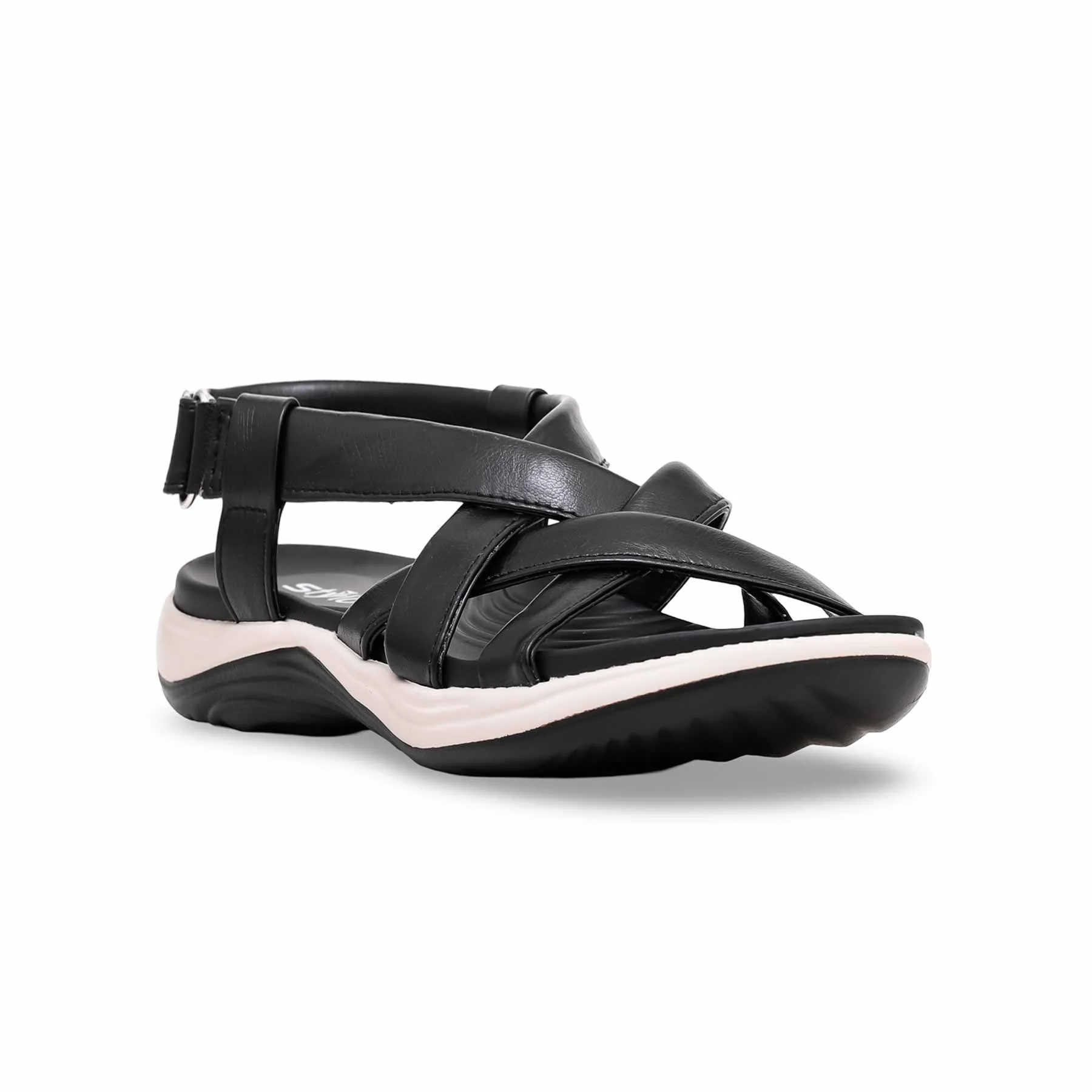 Black Formal Sandal PU0305 - Image 2