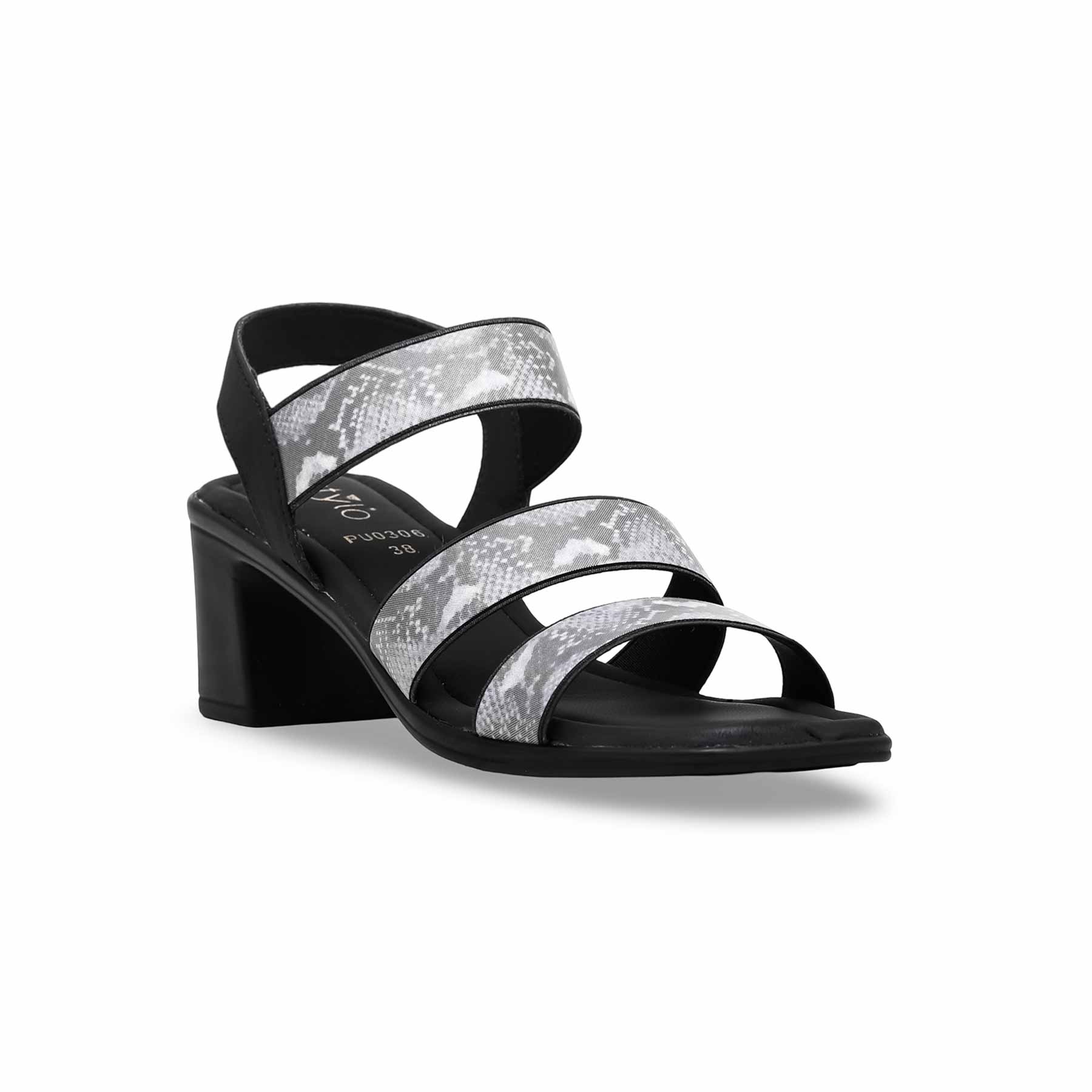 Black Formal Sandal PU0306 - Image 2