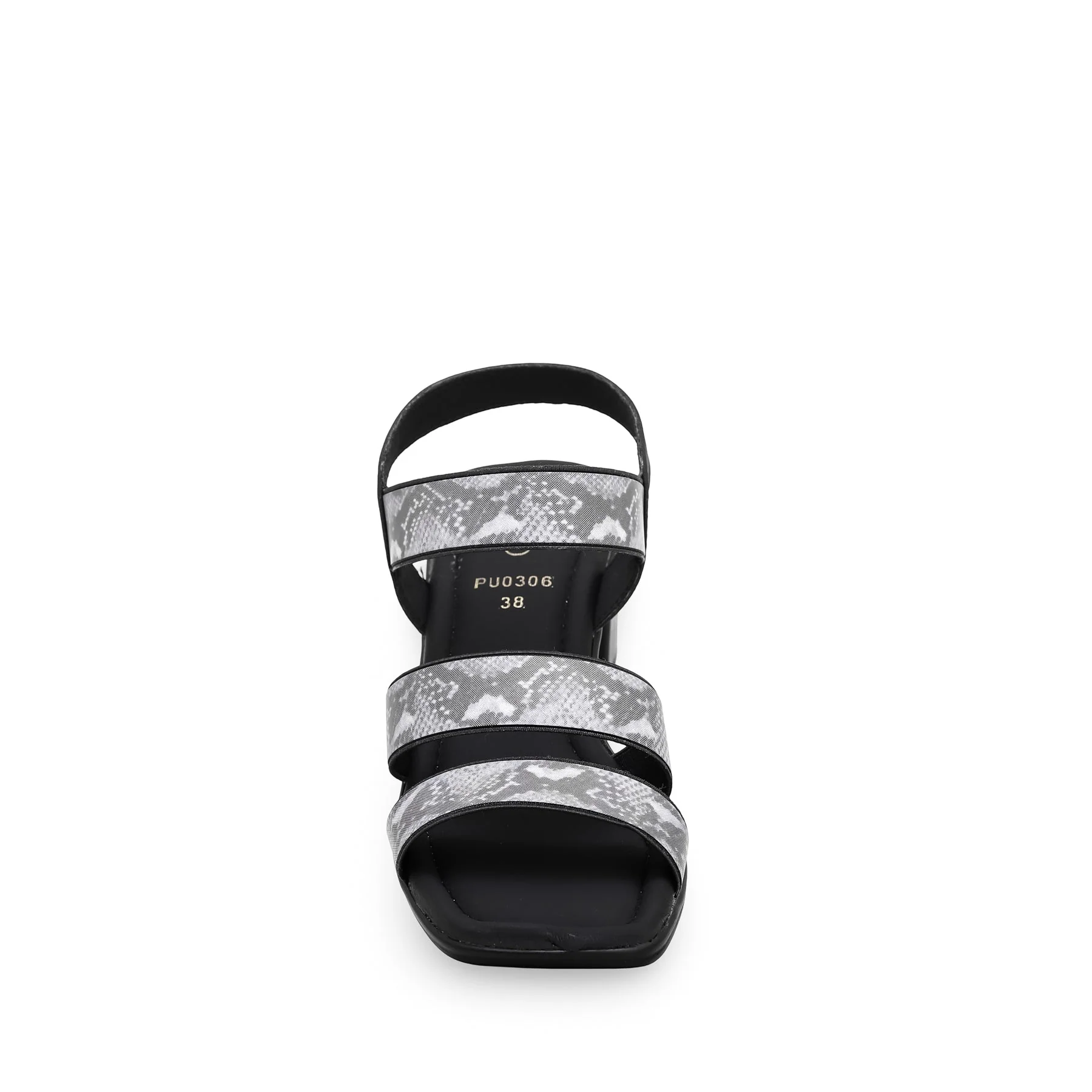 Black Formal Sandal PU0306 - Image 3