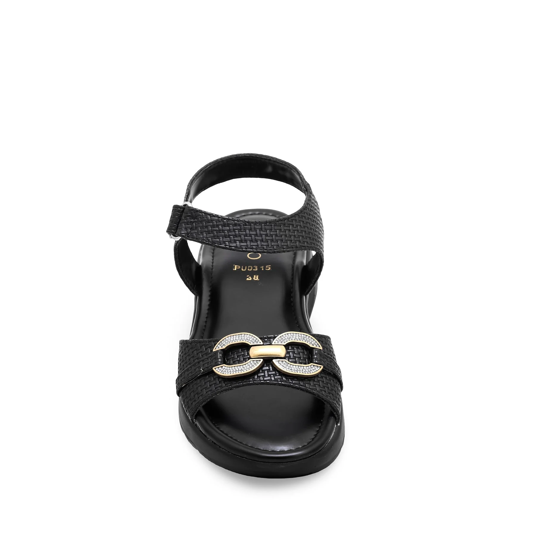Black Formal Sandal PU0315 - Image 3