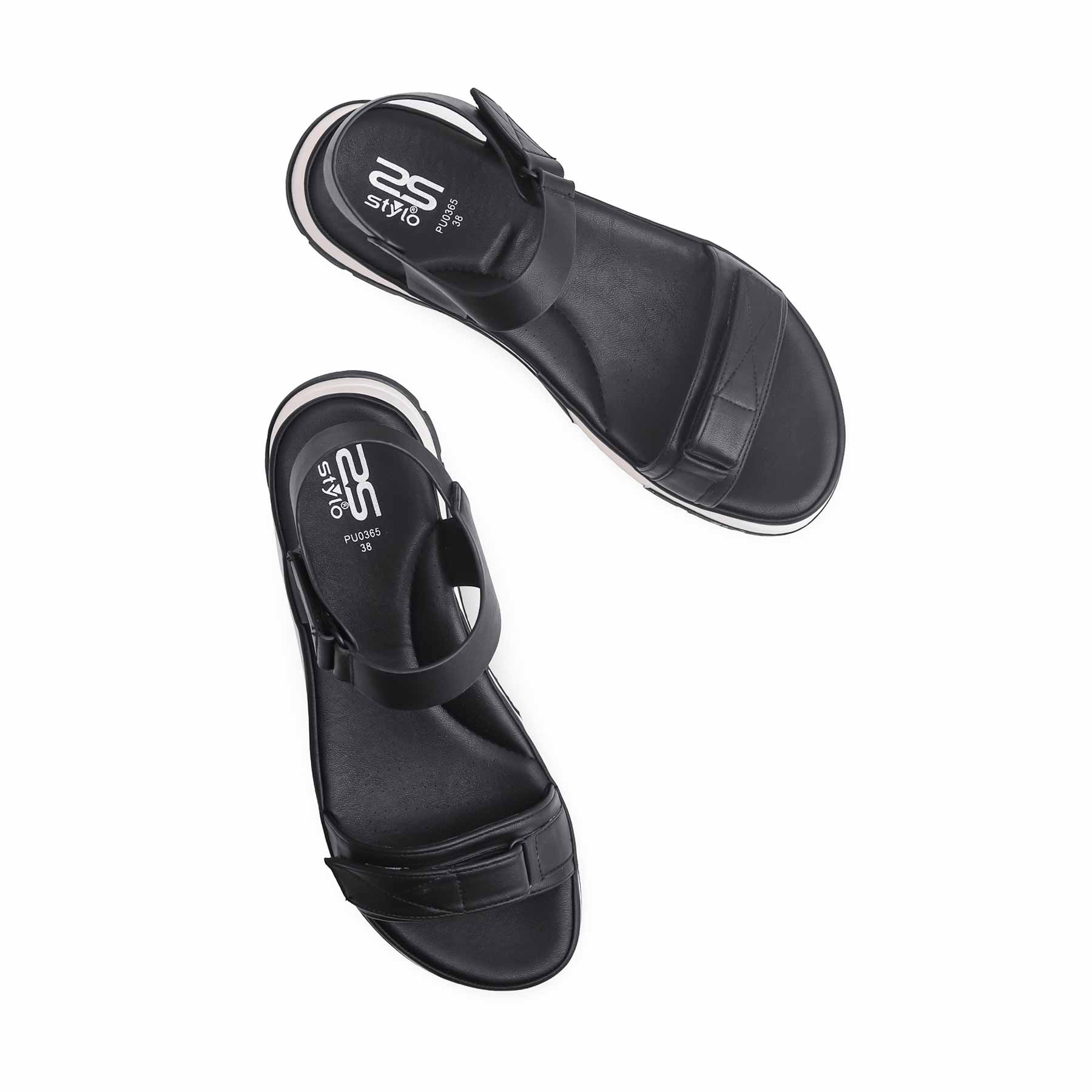 Black Formal Sandal PU0365 - Image 5