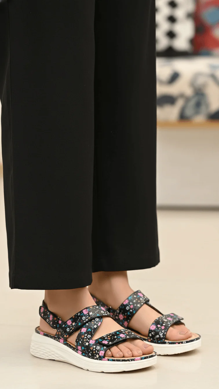Black Formal Sandal PU0382 - Image 2