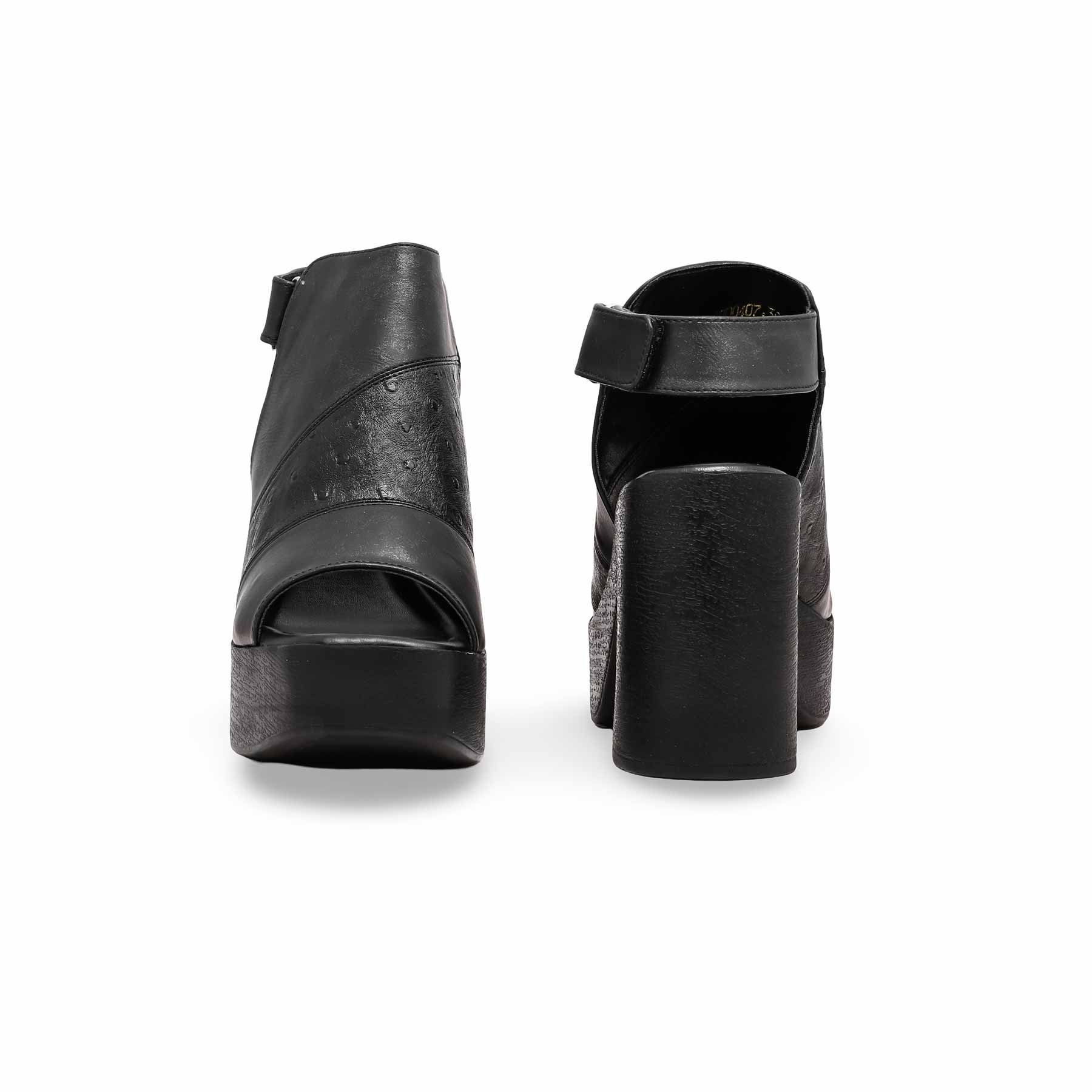 Black Formal Sandal PU0407 - Image 3