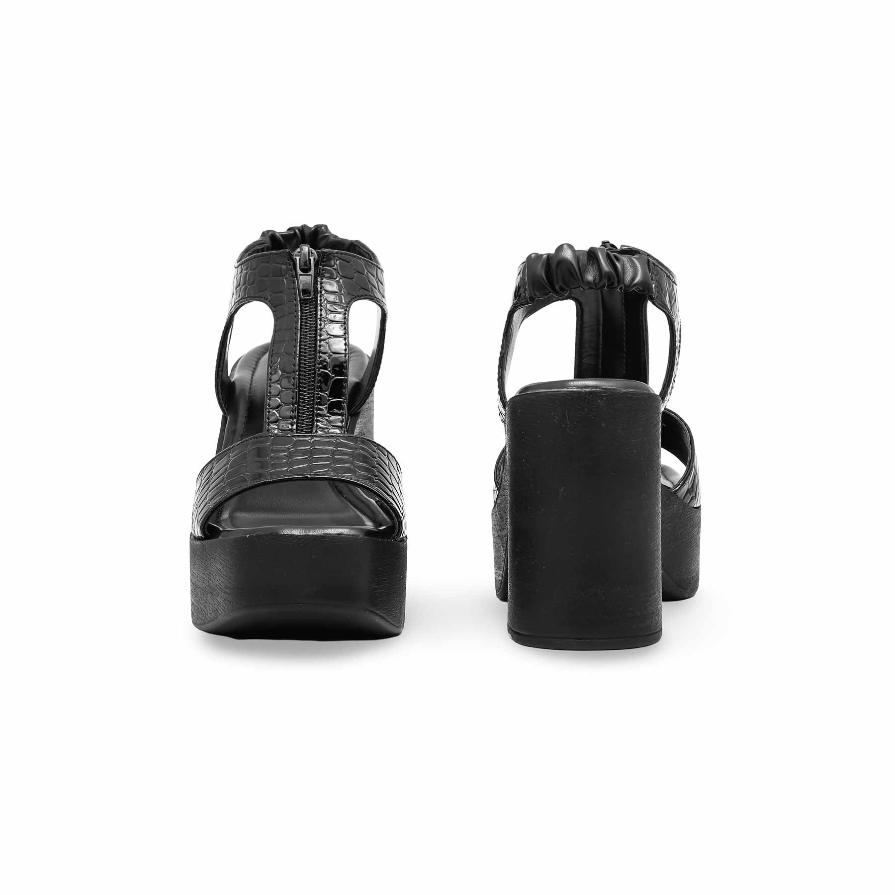 Black Formal Sandal PU0410 - Image 3
