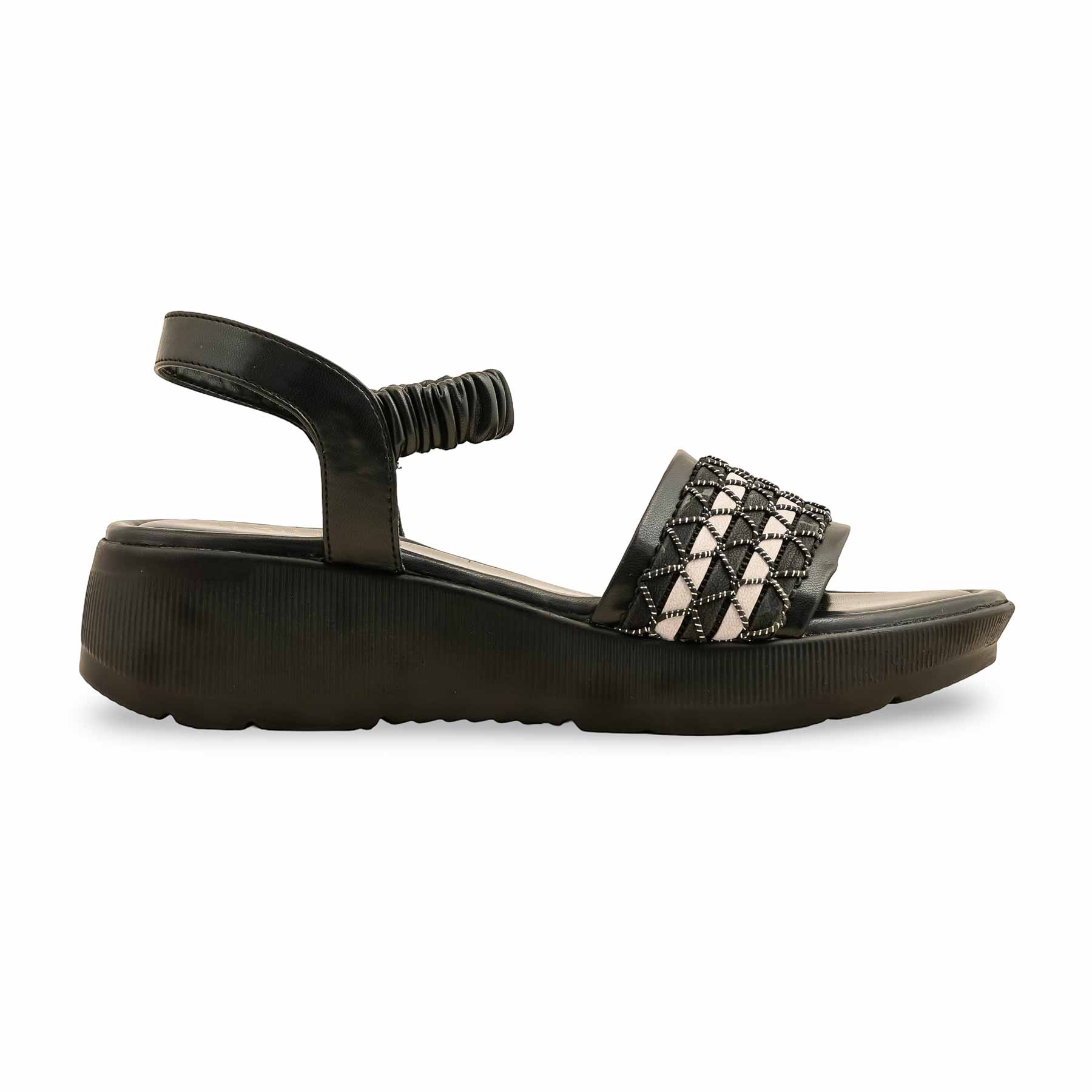 Black Formal Sandal PU0464 - Image 2