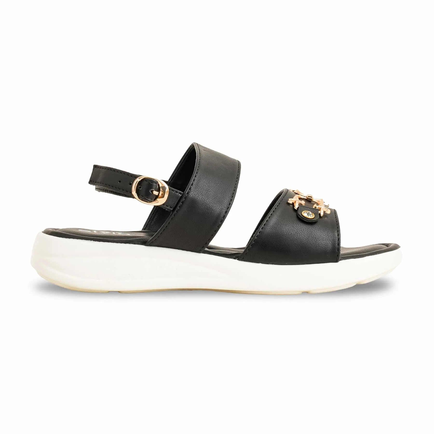 Black Formal Sandal PU0470 - Image 2