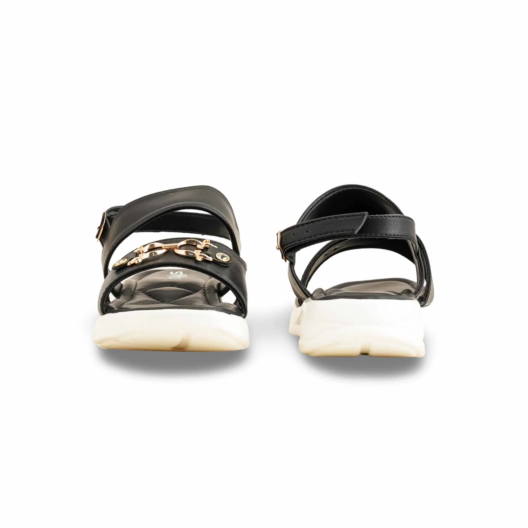 Black Formal Sandal PU0470 - Image 4