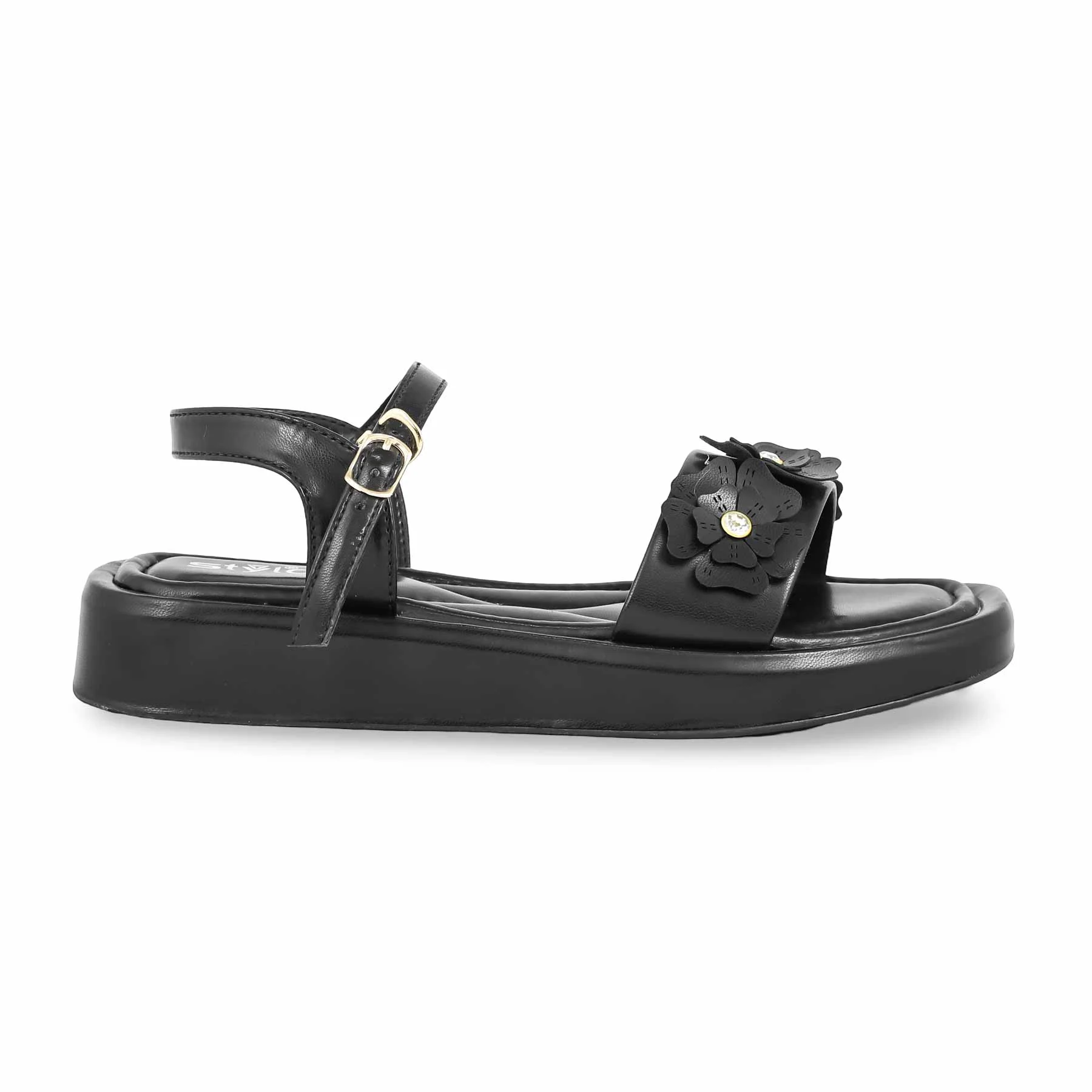 Black Formal Sandal PU0478 - Image 2