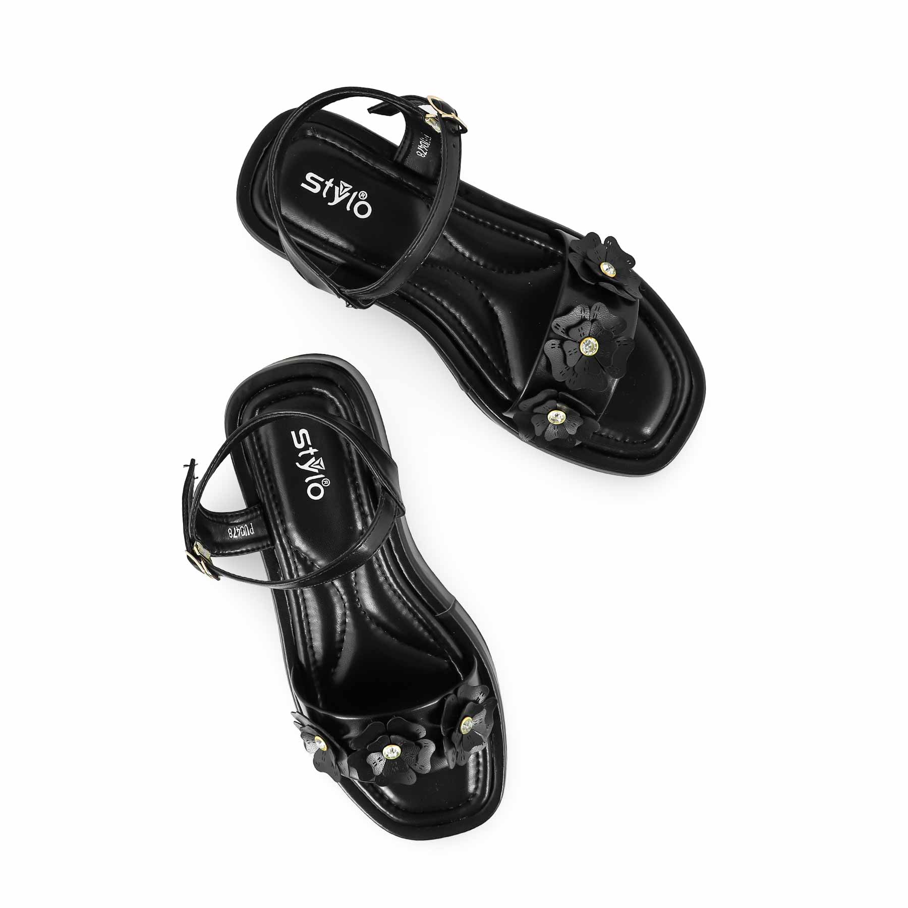 Black Formal Sandal PU0478 - Image 4