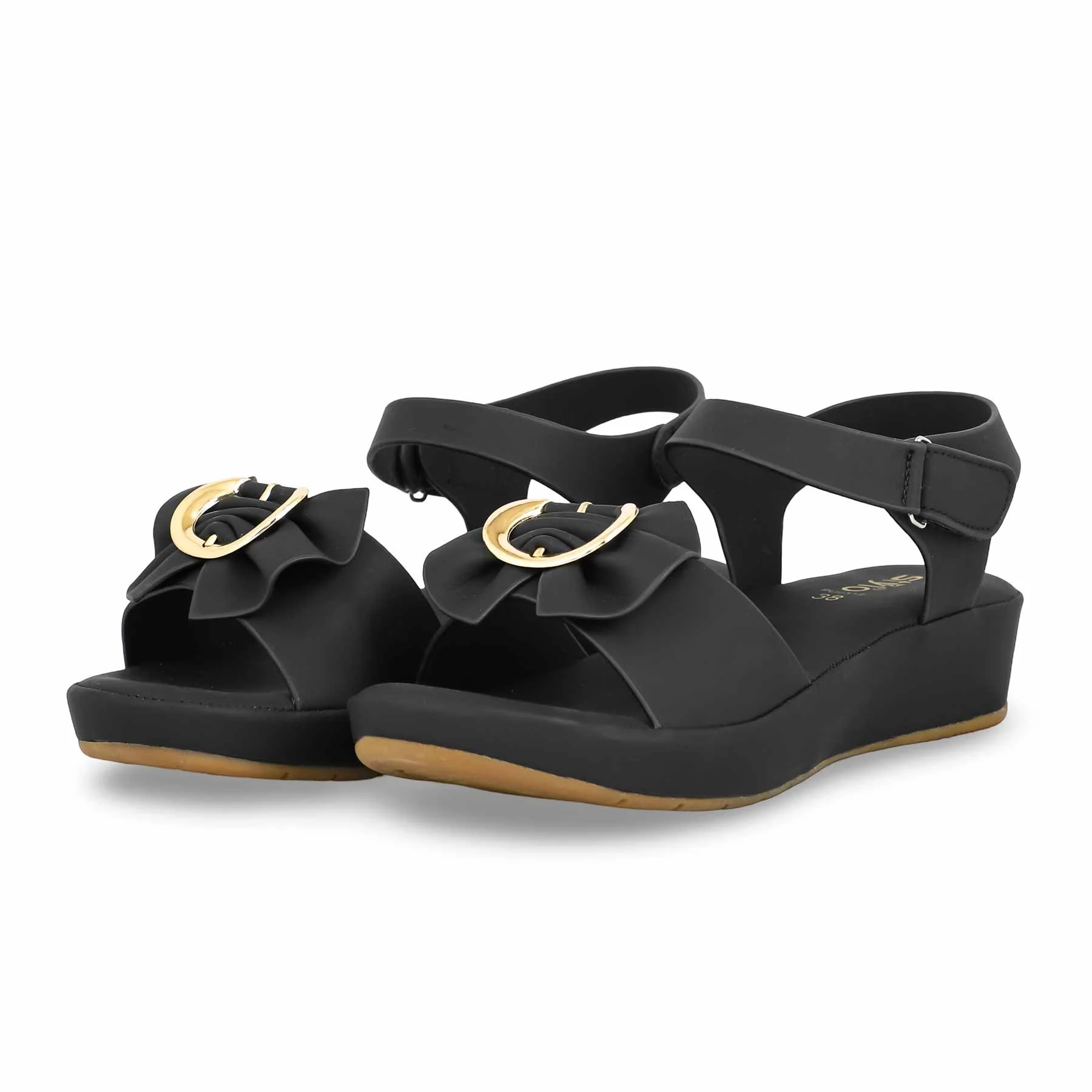 Black Formal Sandal PU0519 - Image 3