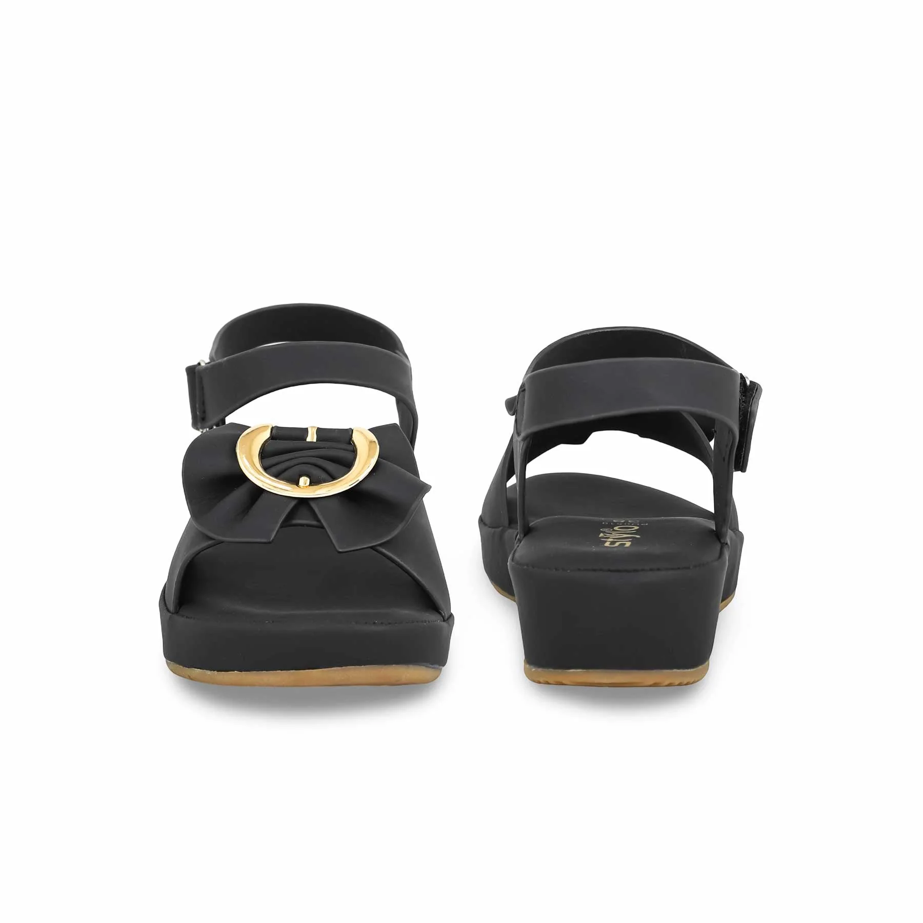 Black Formal Sandal PU0519 - Image 4