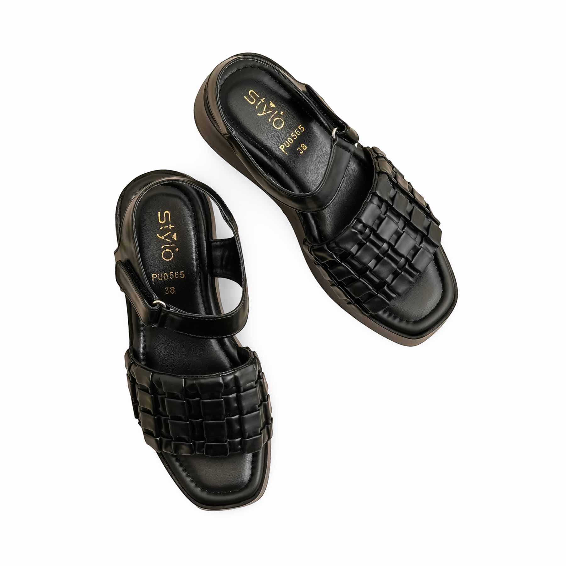 Black Formal Sandal PU0565 - Image 5