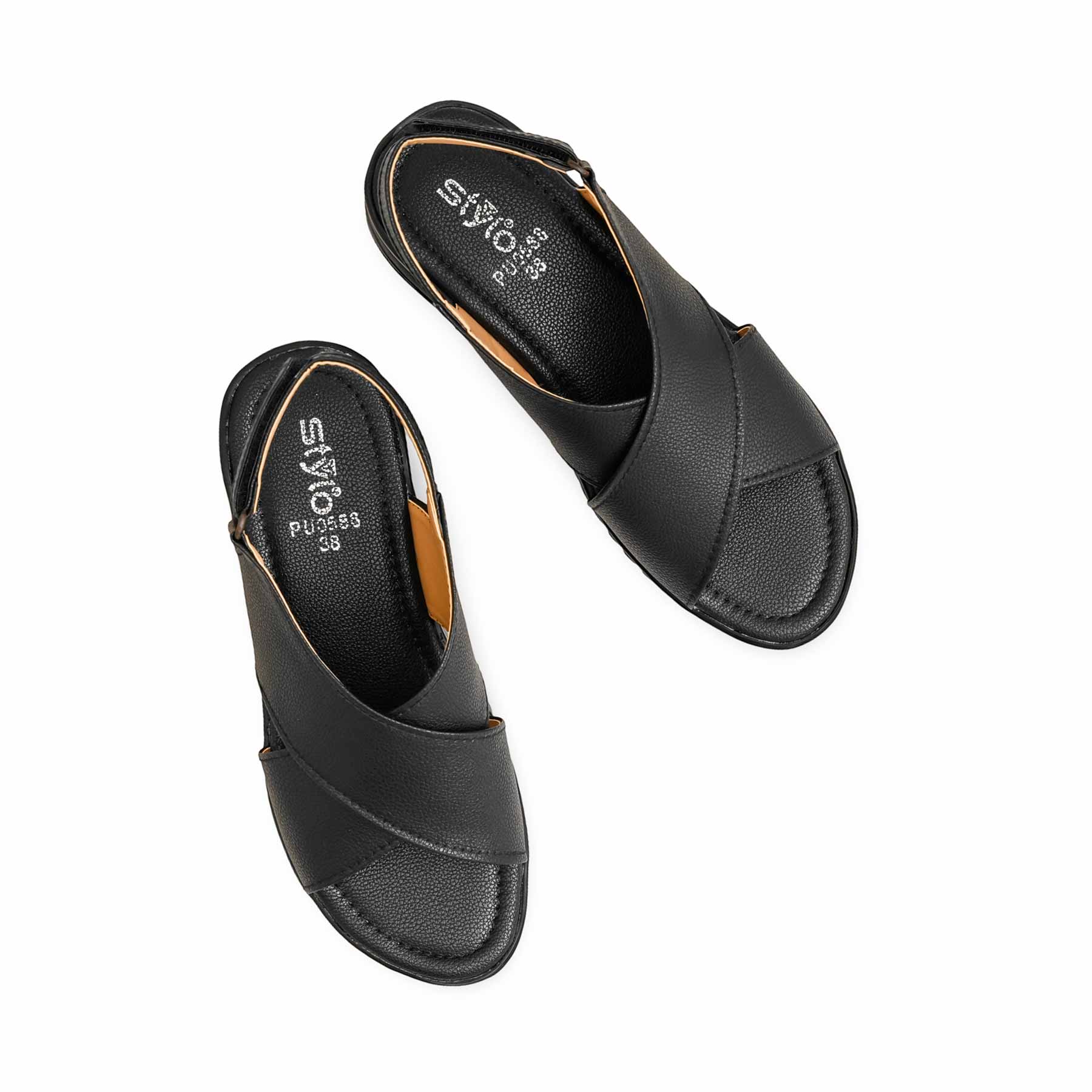 Black Formal Sandal PU0588 - Image 5